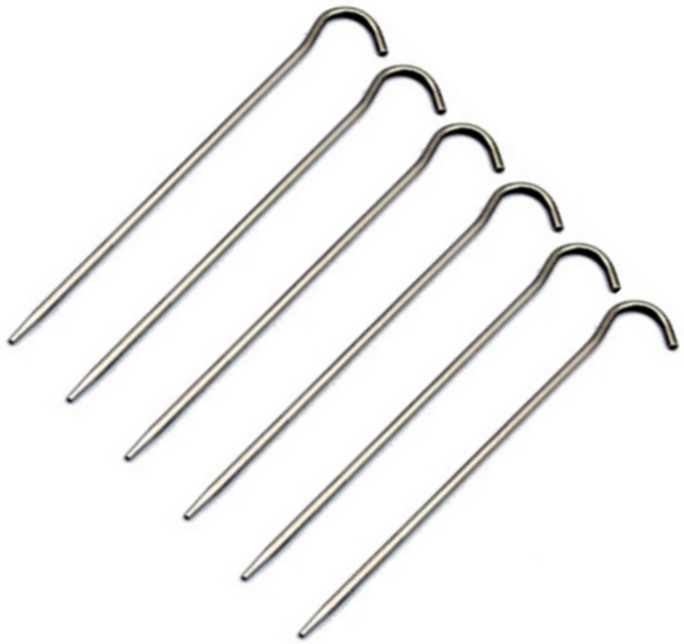 Titanium Hook Pegs, 6 stk Toaks telte