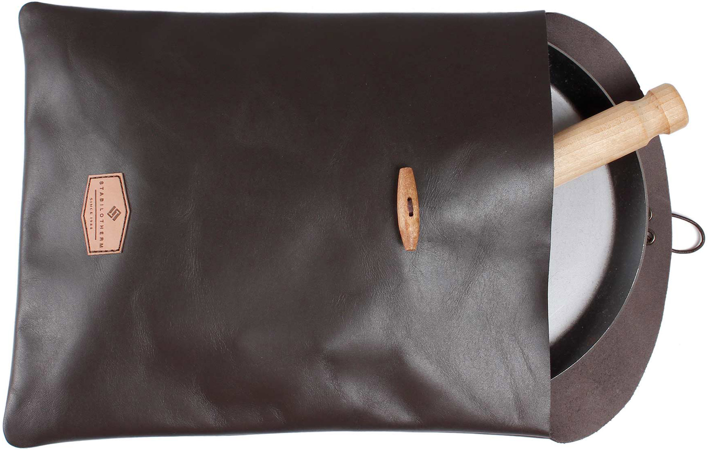 Leather Pouch, Frying Pan