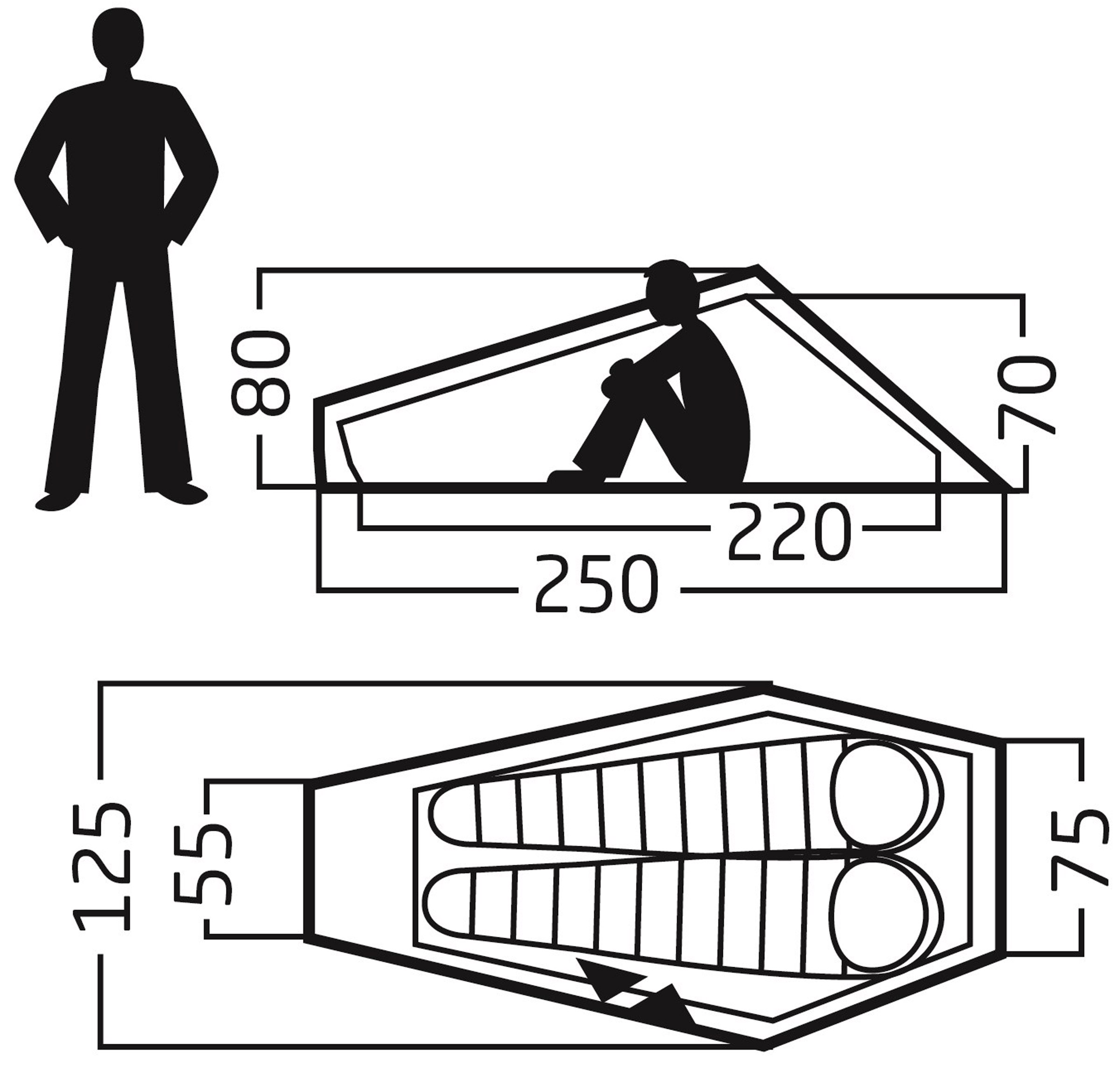 Lofoten 2 ULW, 2-Personers Telt