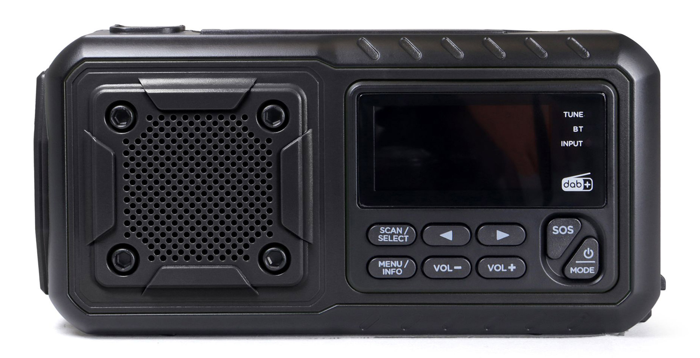Crank Radio Multi DAB+ Nødradio med Håndsving