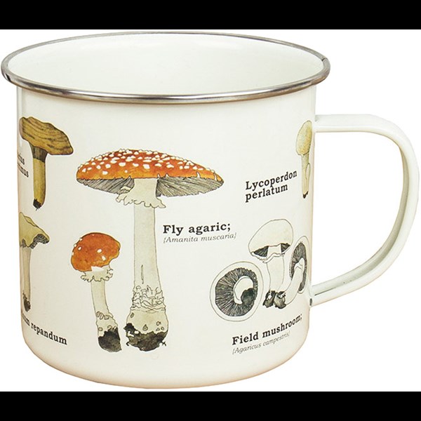 Mushroom Enamel Mug Gentlemen's Hardware Kogegrej