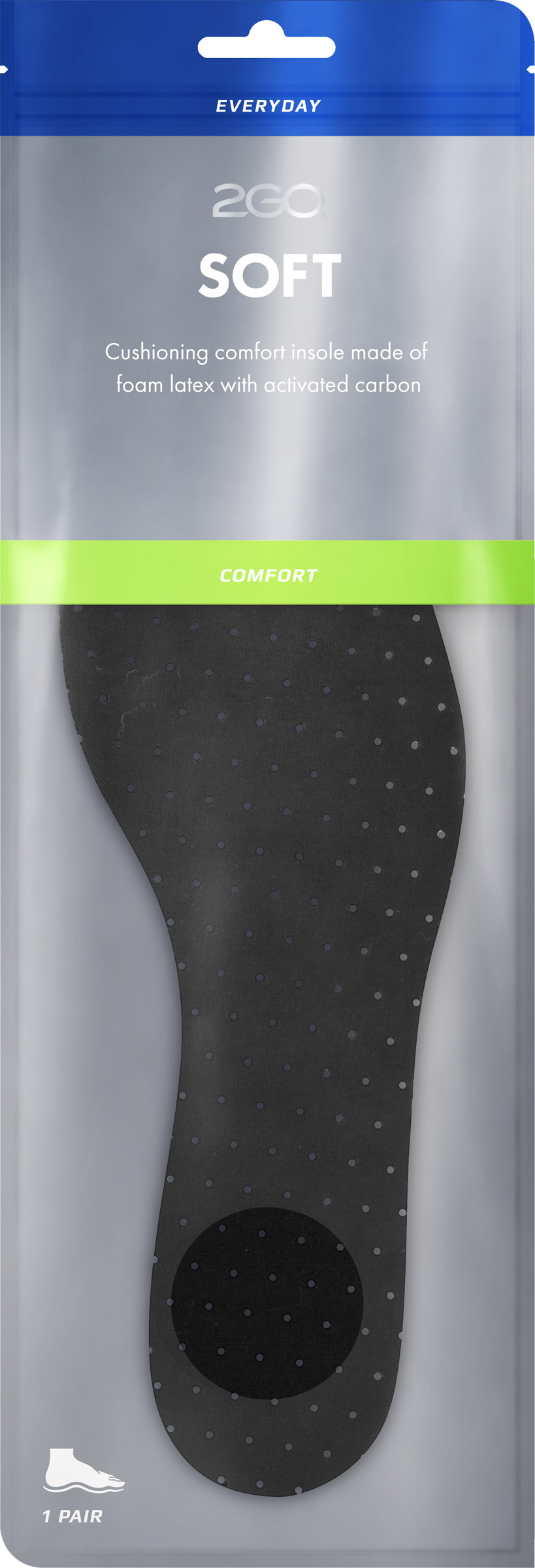 Soft Comfort Insole 2GO fodtoj