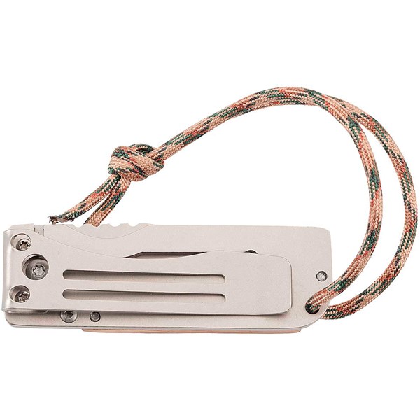 Zebra Wood Compact Pocket Knife AISI 420