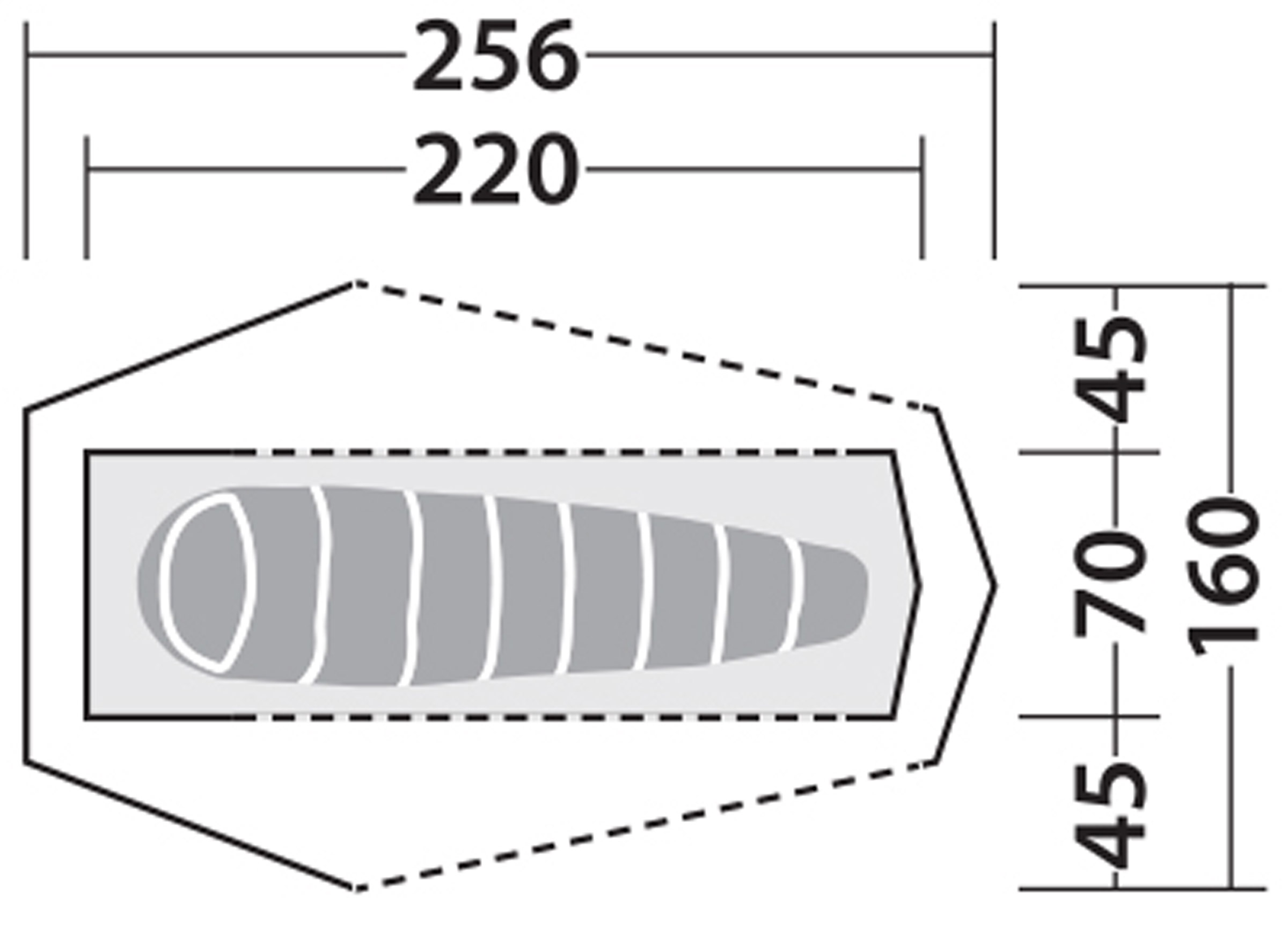 Via 1 UL, 1-Persons Telt
