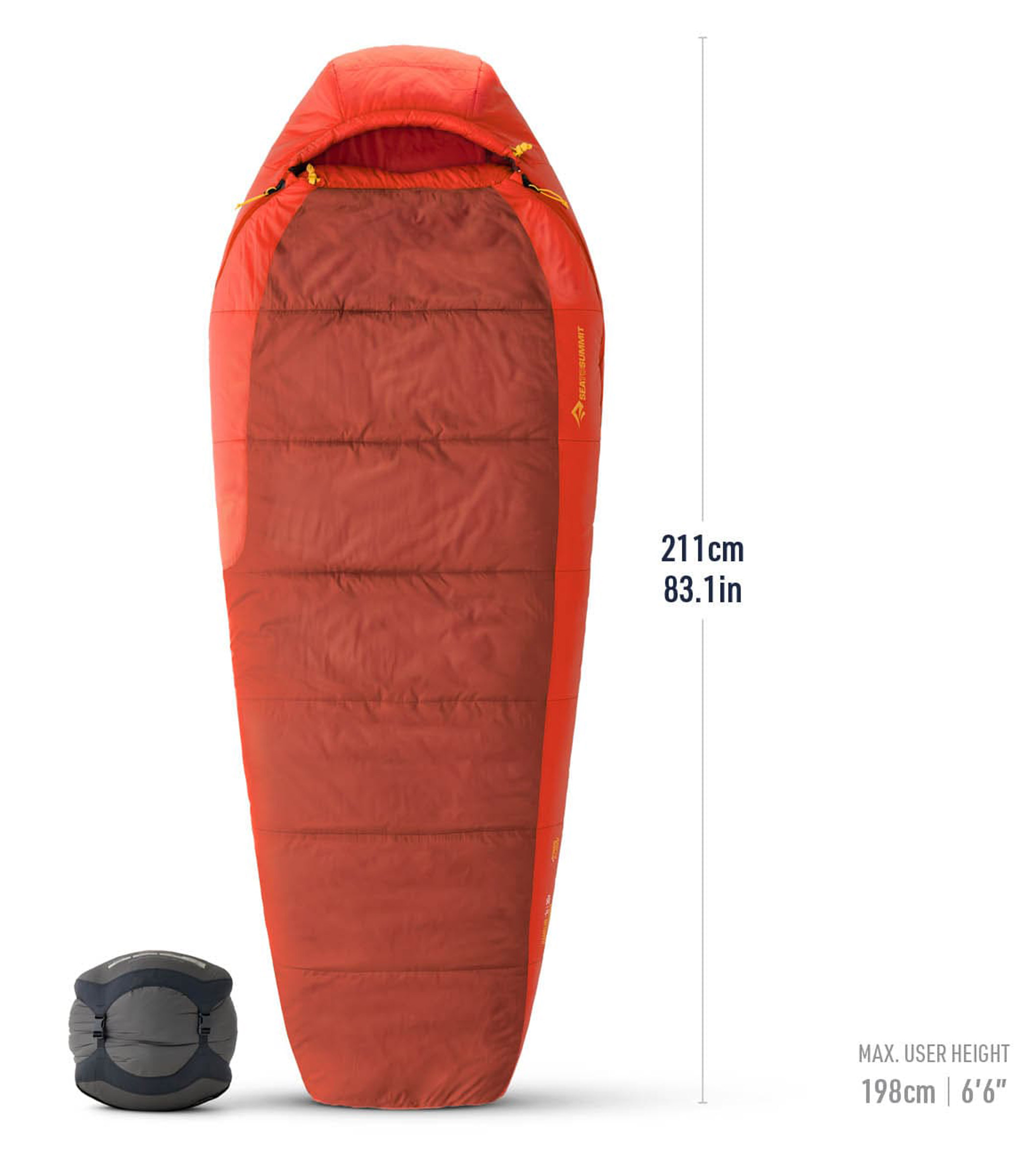 Hamelin Synthetic Sleeping Bag -1C/30F Long Fibersovepose