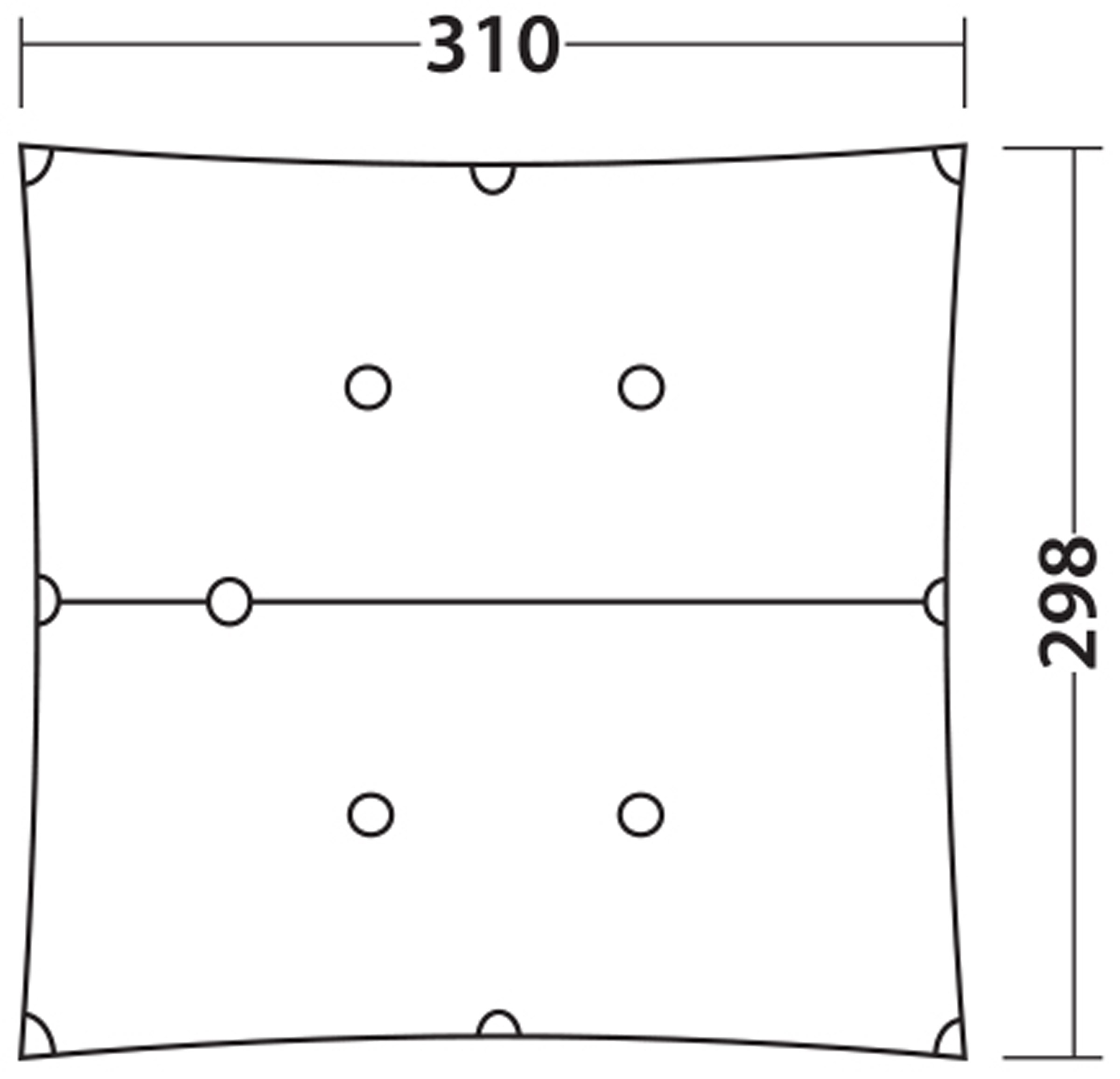 Vestis 3.10 x 2.92 Duo Tarp UL