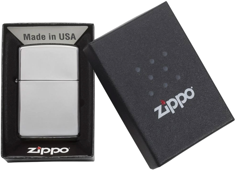 Classic High Polish Chrome Lighter