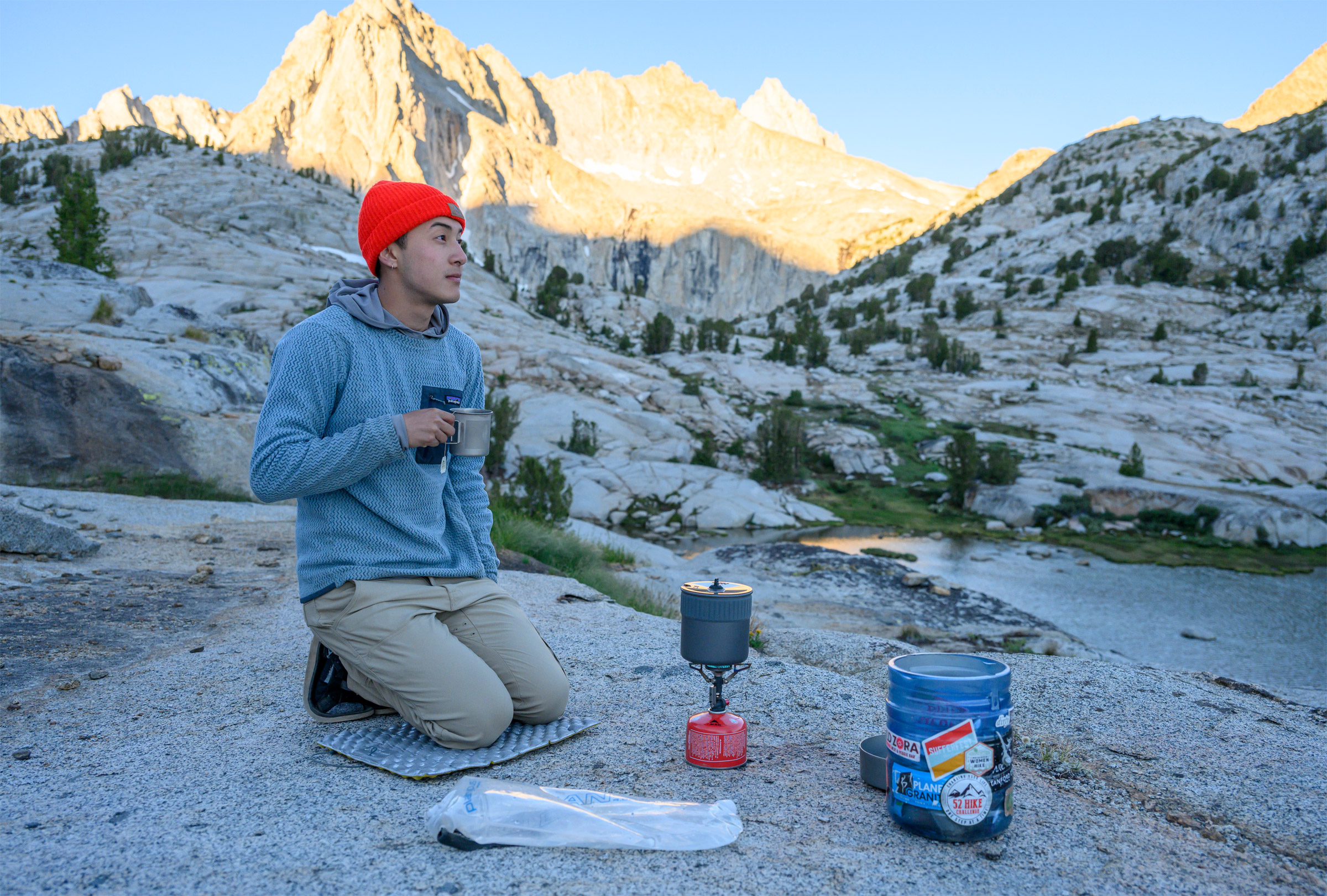 PocketRocket Deluxe Stove Kit, Kogesæt med Gasbrænder