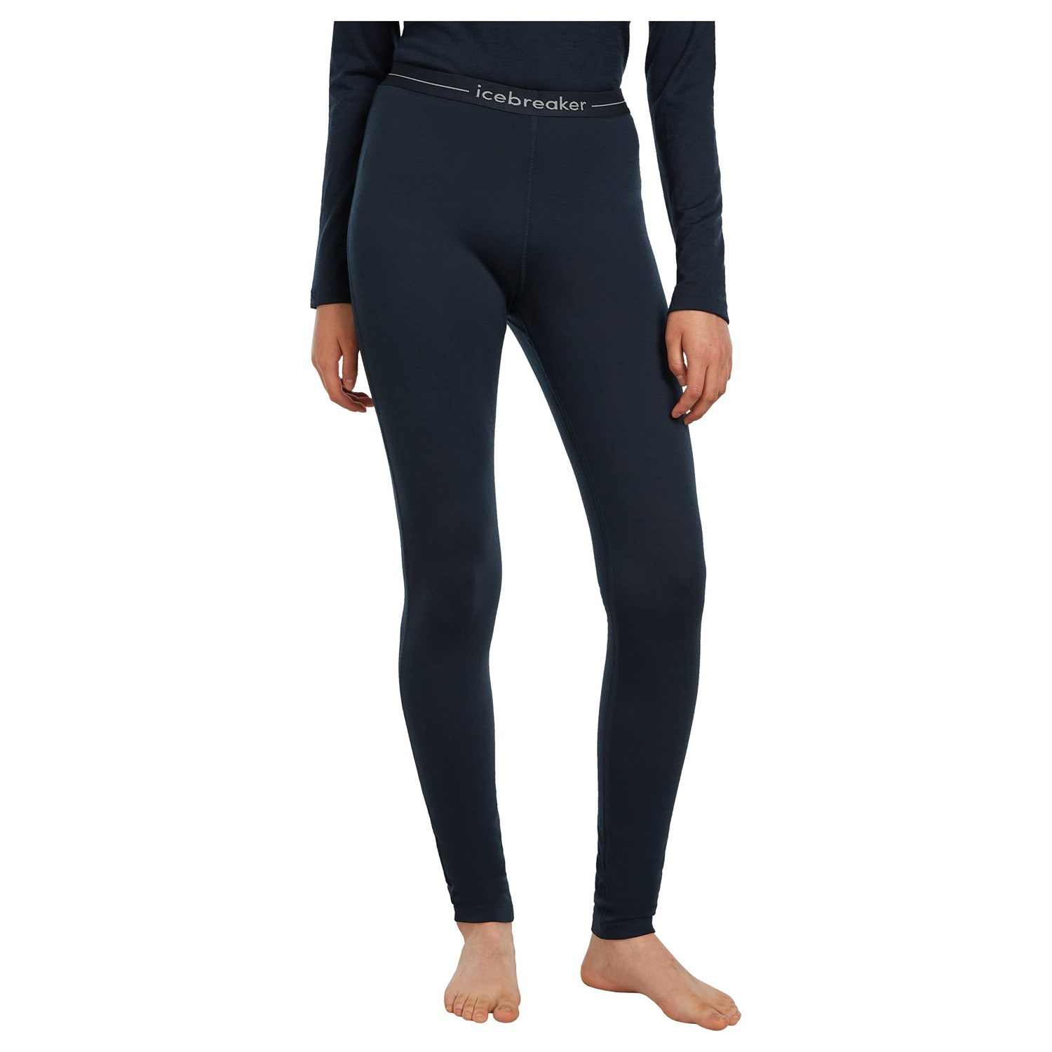 Icebreaker Merino 200 Oasis Leggings Dame S Blå Lange underbukser