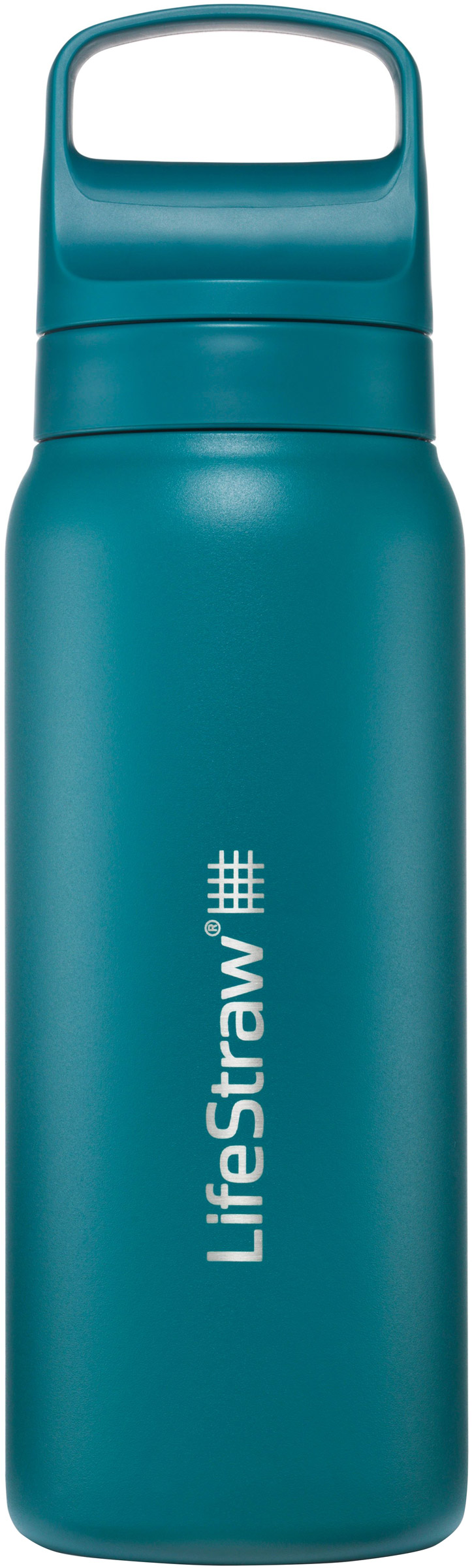 Go 0.7 ltr Stålflaske med Vandrensning LifeStraw brands