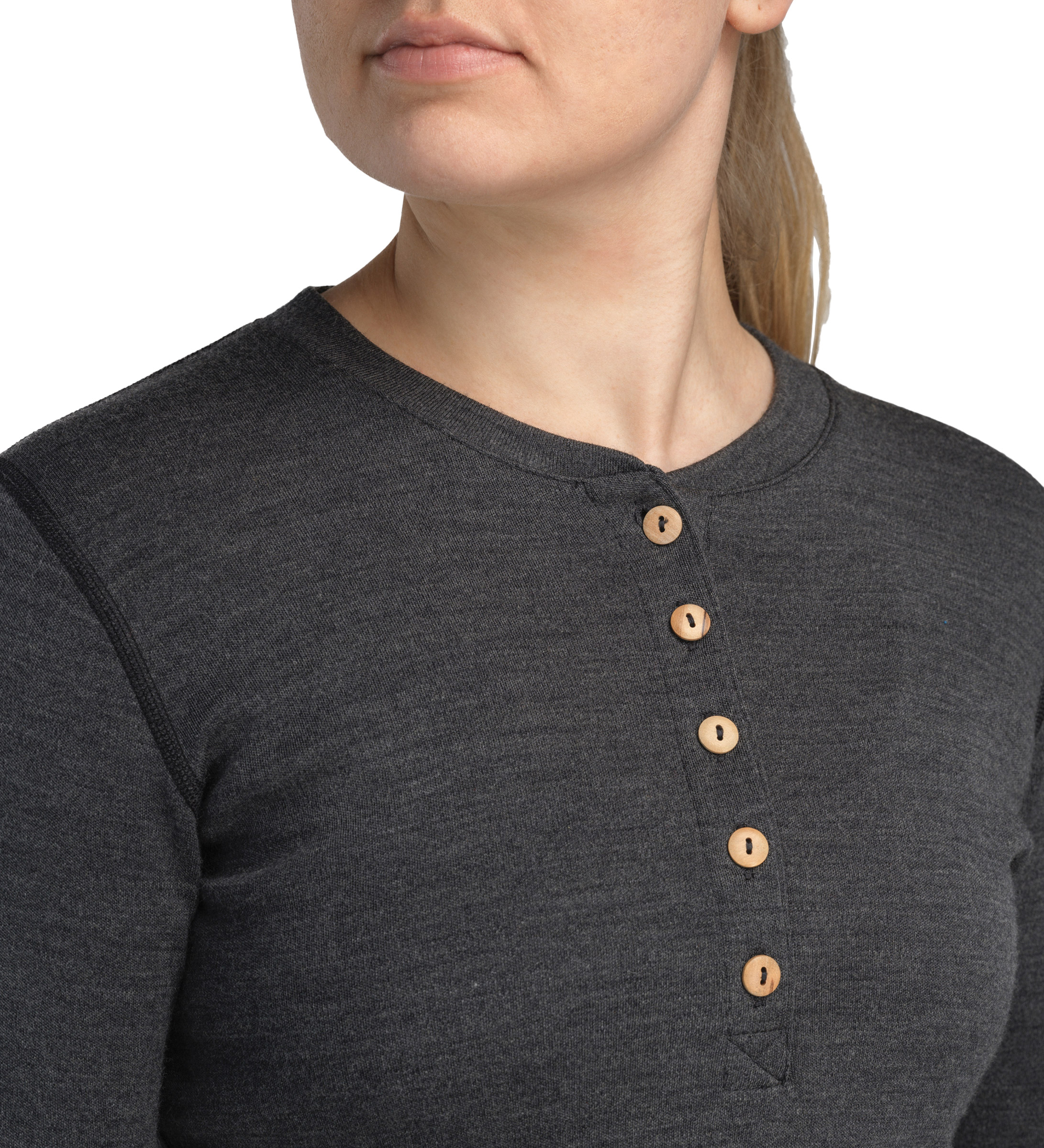 WarmWool Granddad Shirt Dame