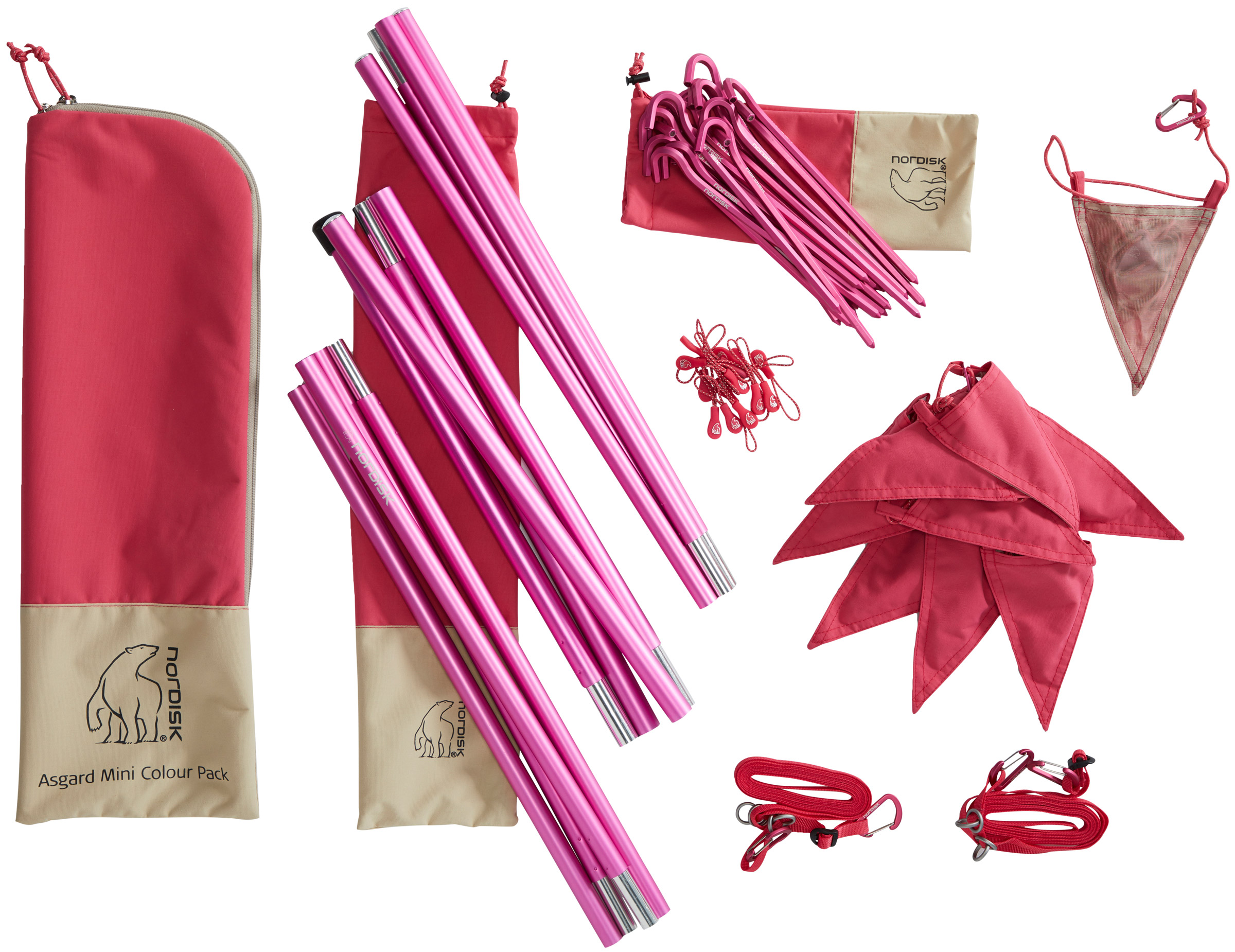 Asgard Tech Mini Incl. Color Pack, 2-Personers Bomuldstelt