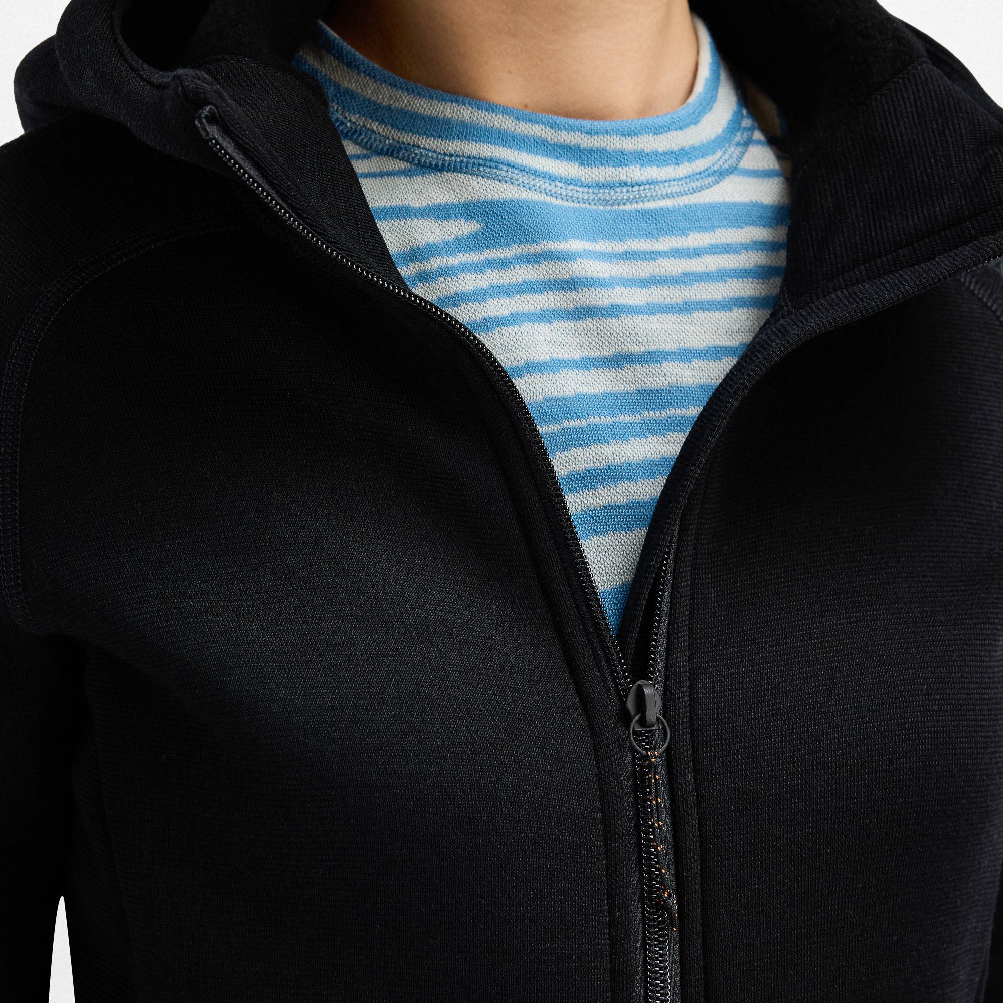 FleeceWool Hooded Jacket Dame