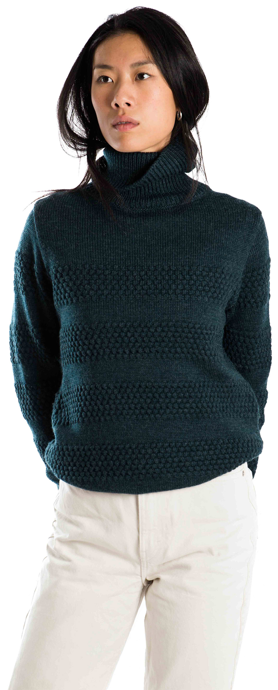 Christianshavn Sweater High Neck Dame Fuza Wool beklaedning