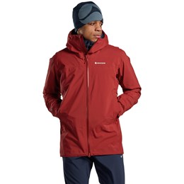 Montane Phase Waterproof Jacket Herre M Rød Skaljakker
