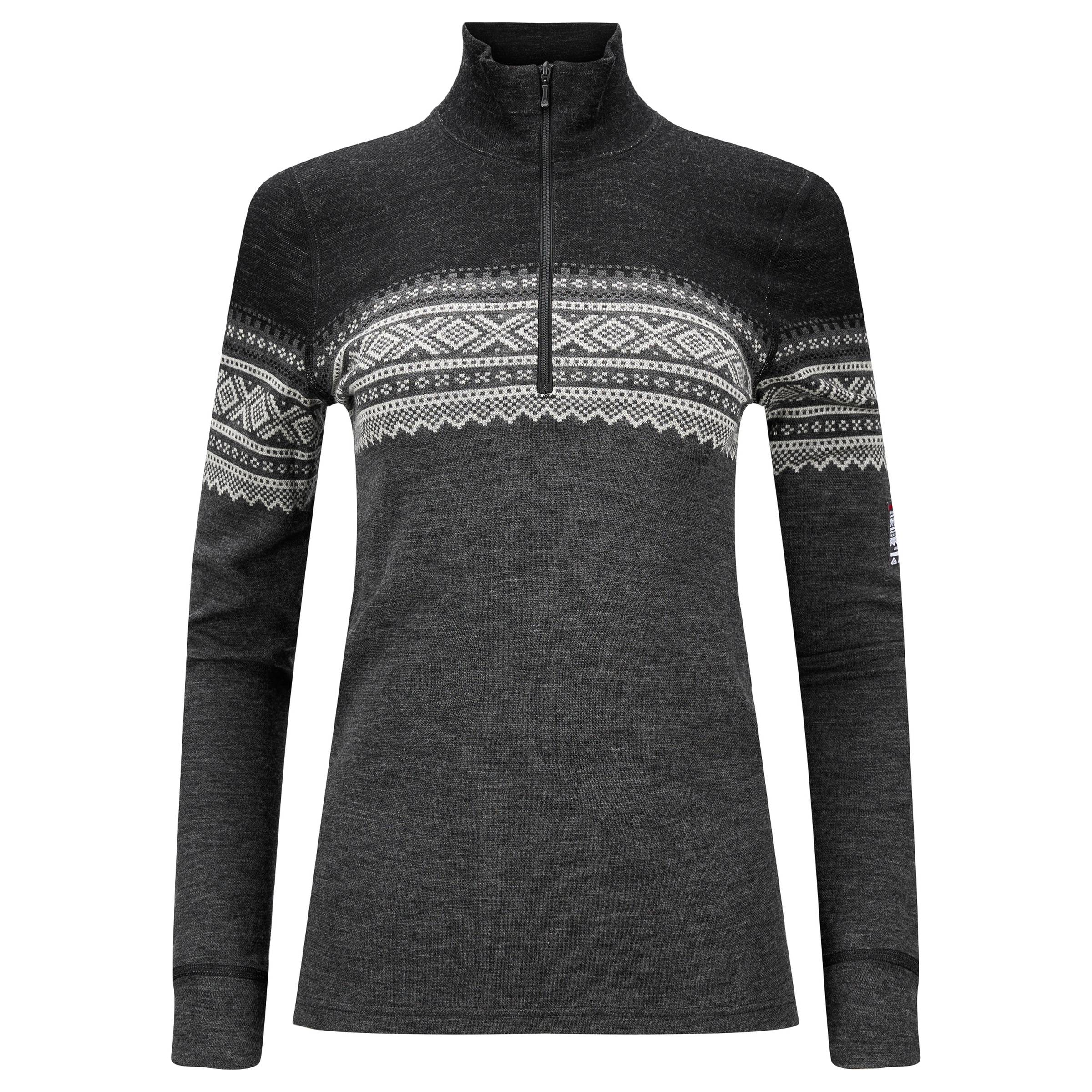 DesignWool Marius Mock Neck with Zip Dame Aclima dame