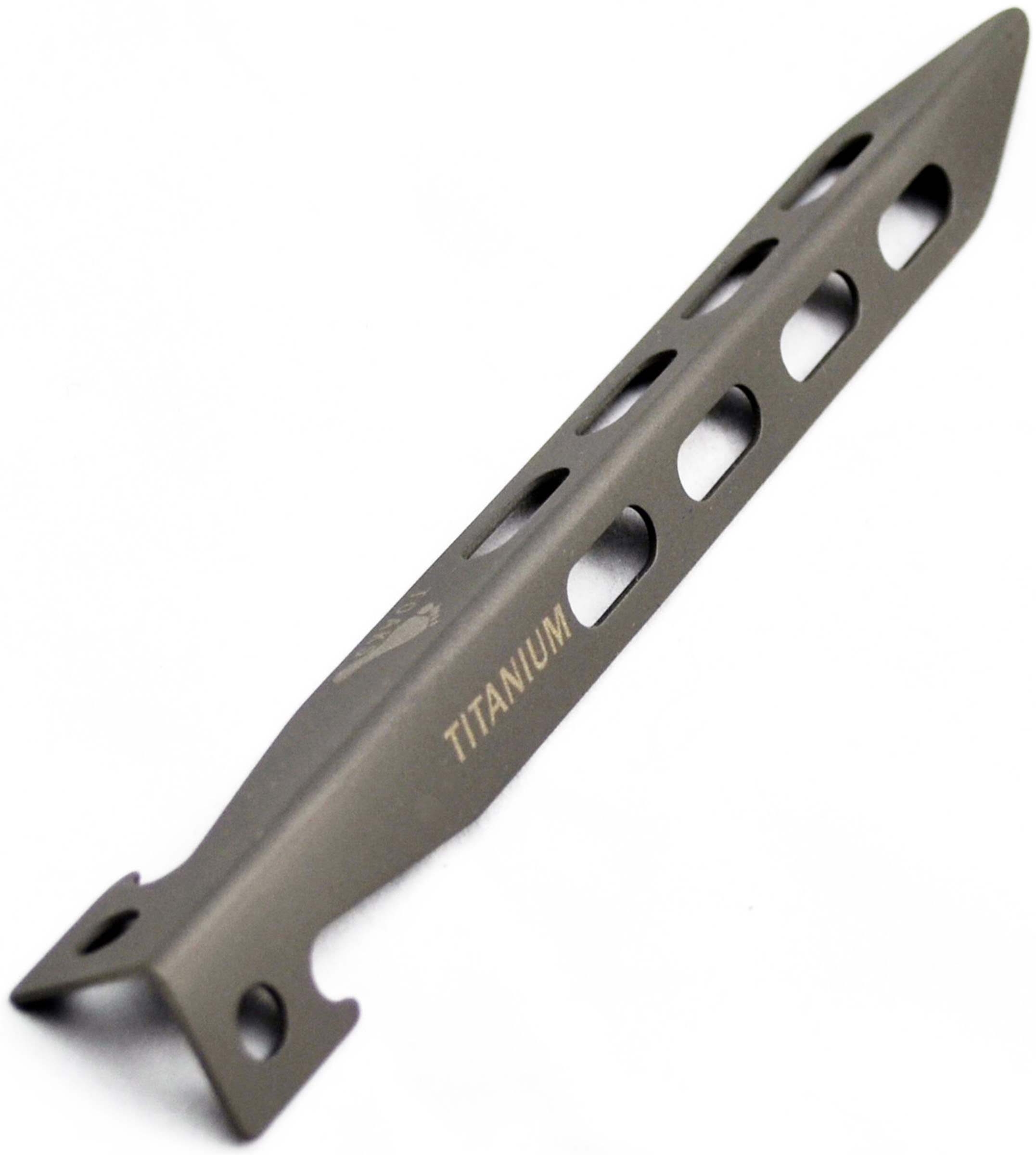 Titanium Large V-Shaped Pegs, 6 stk