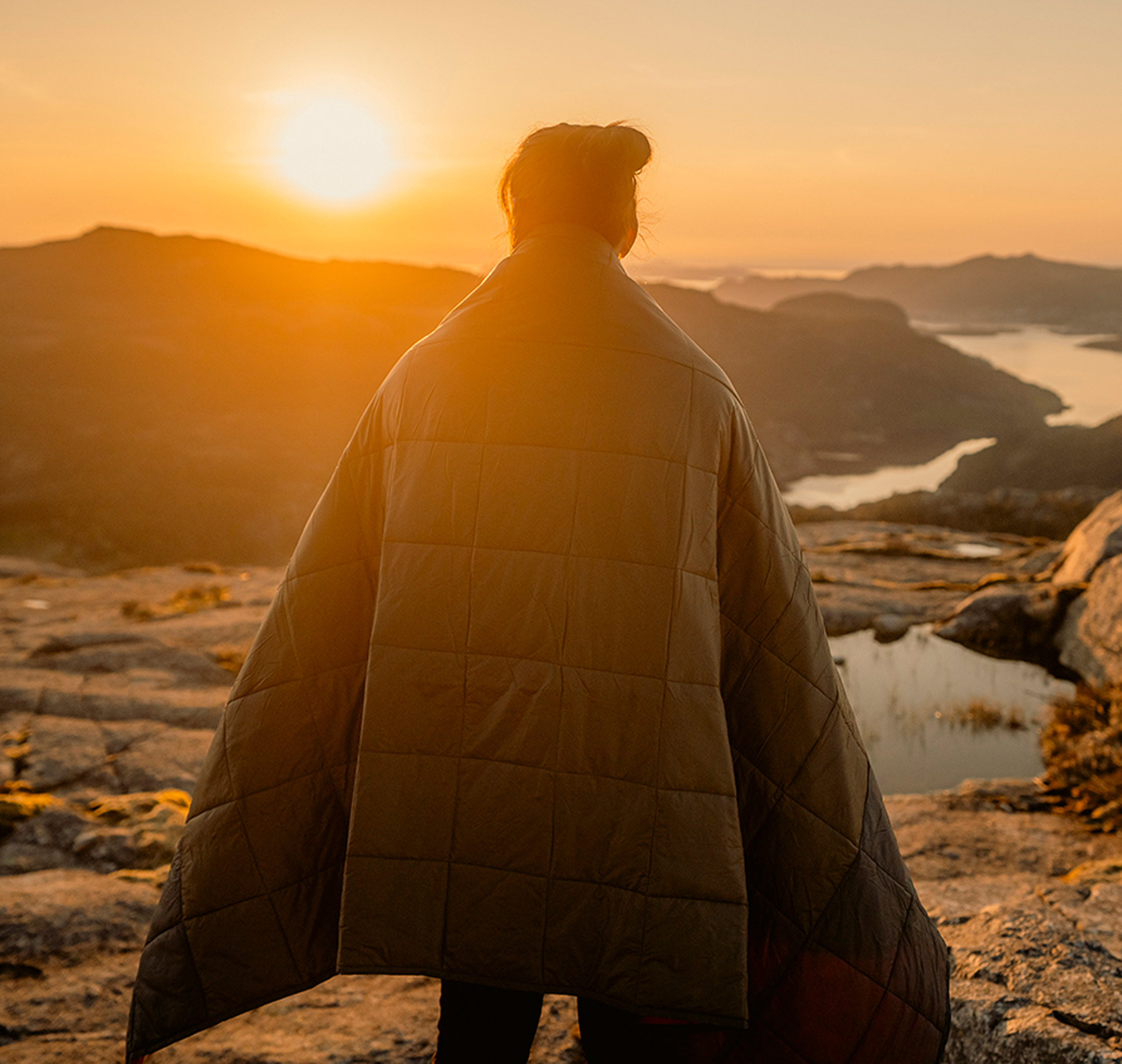 Snowfall Quilt Fibertæppe