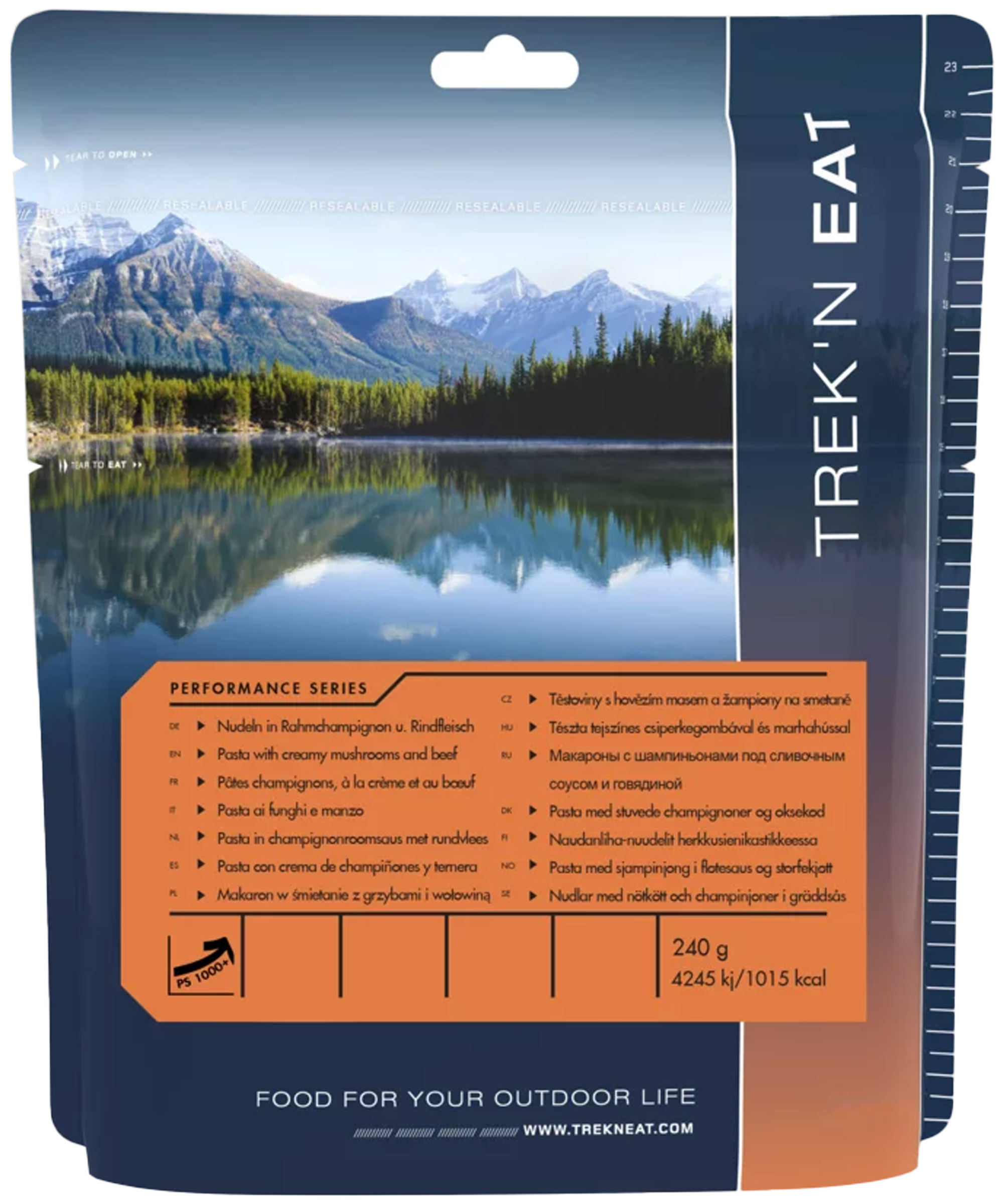 Pasta with Creamy Mushrooms & Beef