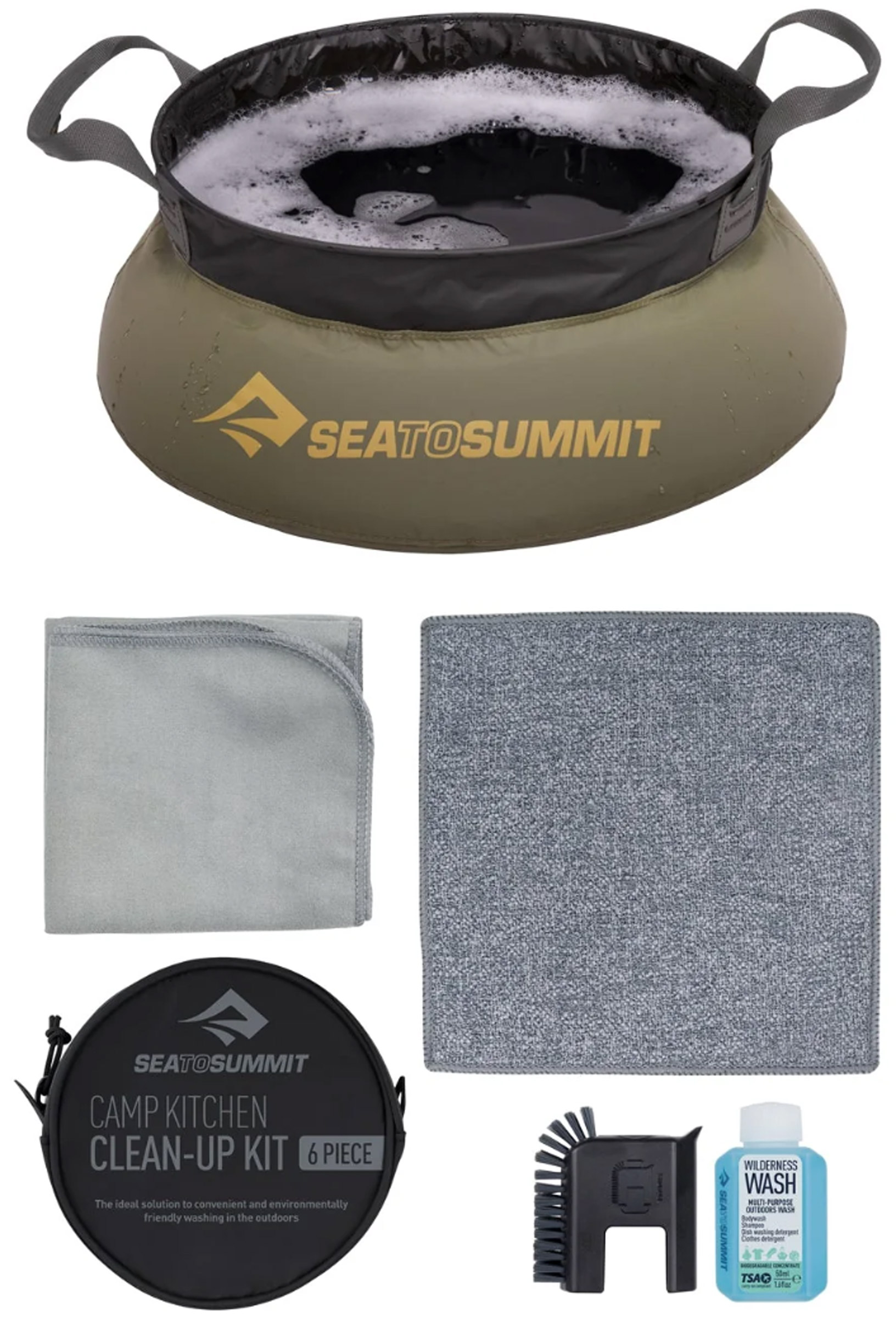 Camp Kitchen Clean Up Kit Sea to Summit kogegrej