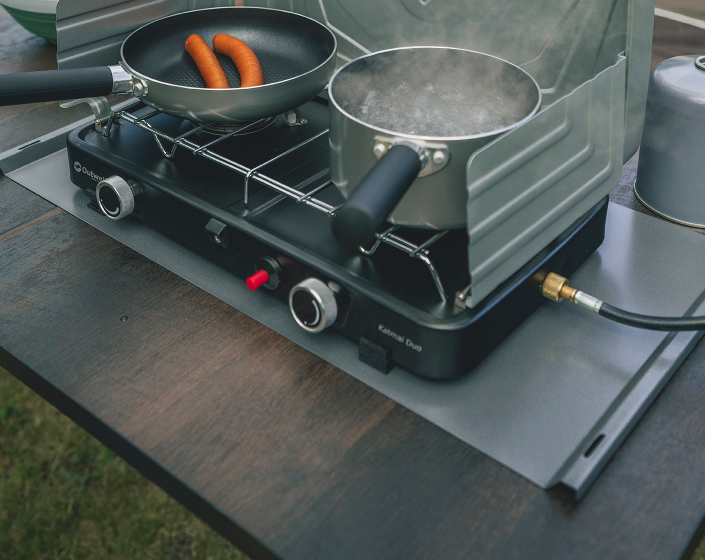 Varmeafledningsplade & Vindafskærmning