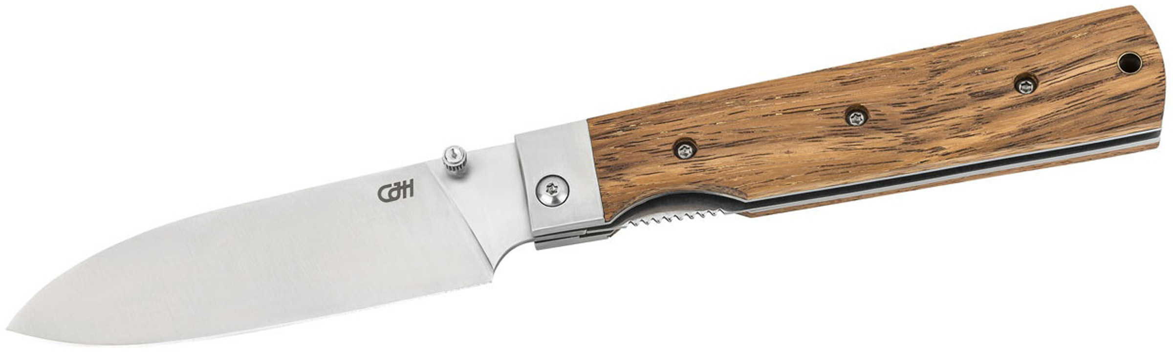 Foldekniv 14 cm, Tagayasan Wood CJH kogegrej