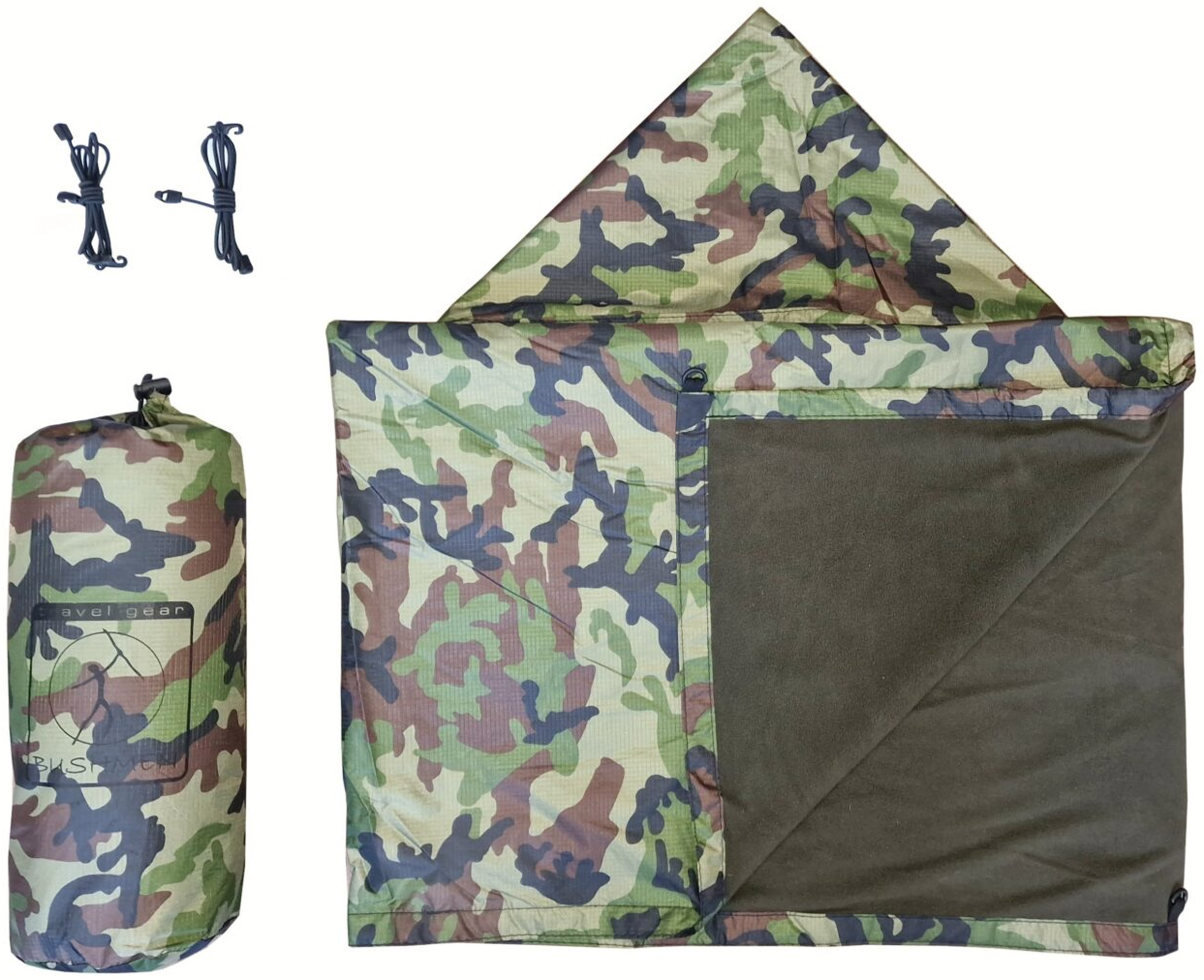 Thermo Blanket Camo Termotæppe Bushmen sovegrej