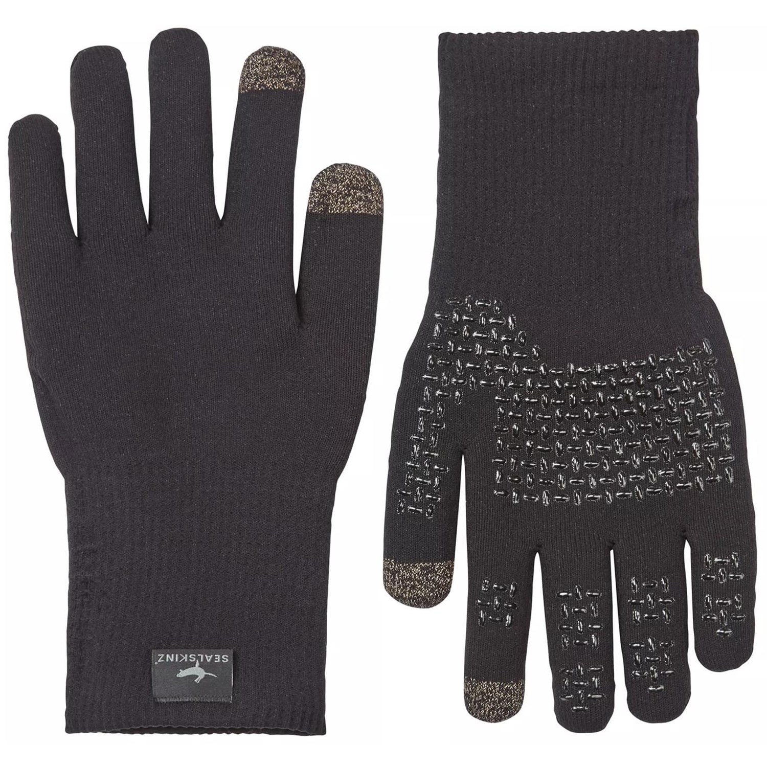 SealSkinz Anmer Waterproof All Weather Ultra Grip Glove S Sort Handsker & luffer