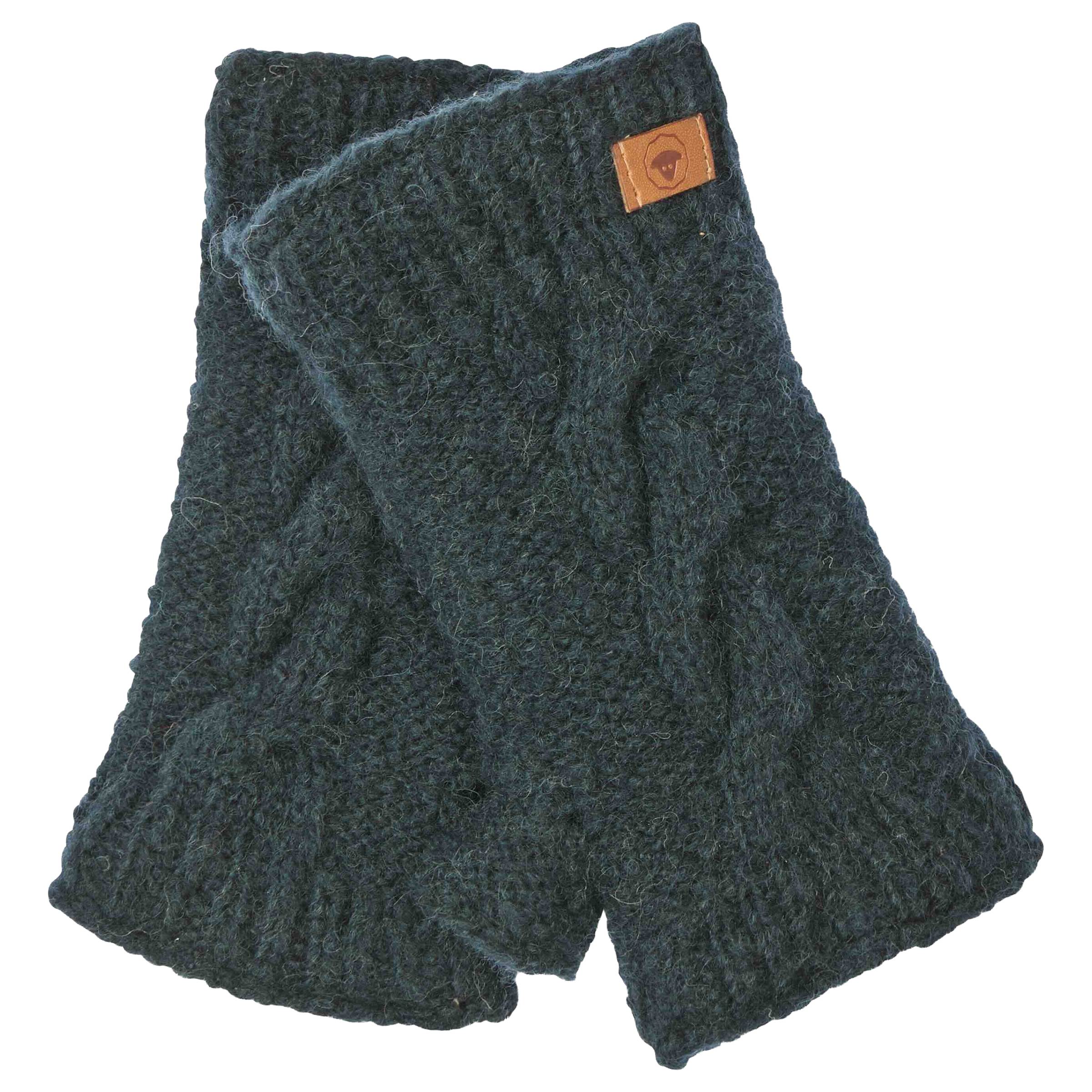 Cable Wristwarmer Sgl. Dame Fuza Wool dame