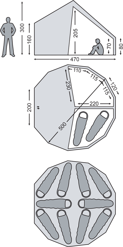 Asgard 19.6 Technical Cotton, 10-Personers Bomuldstelt