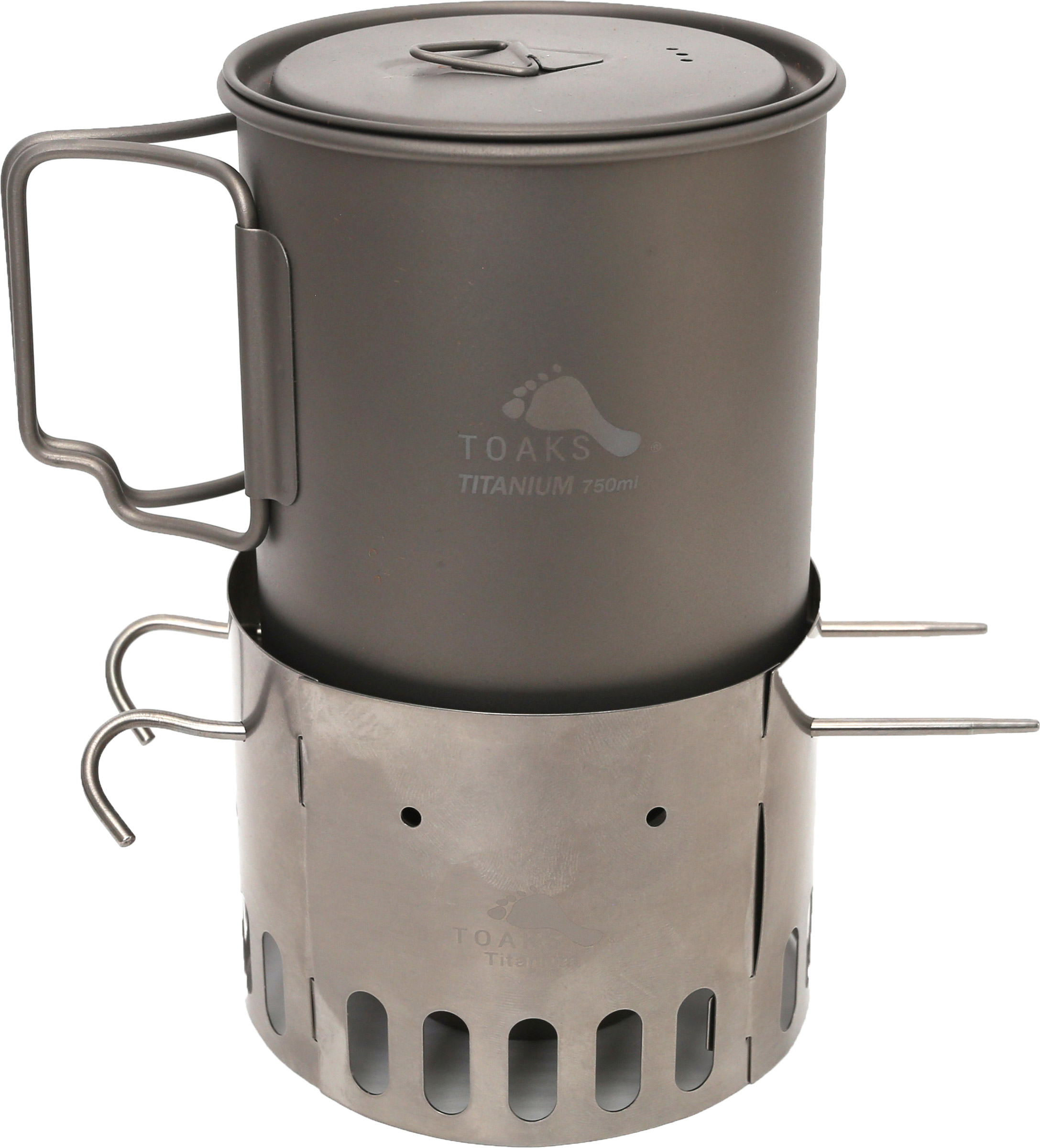 TiStand Titanium Grydestøtte & Vindskærm