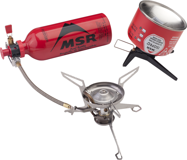 Whisperlite Universal Combo Benzinbrænder MSR kogegrej