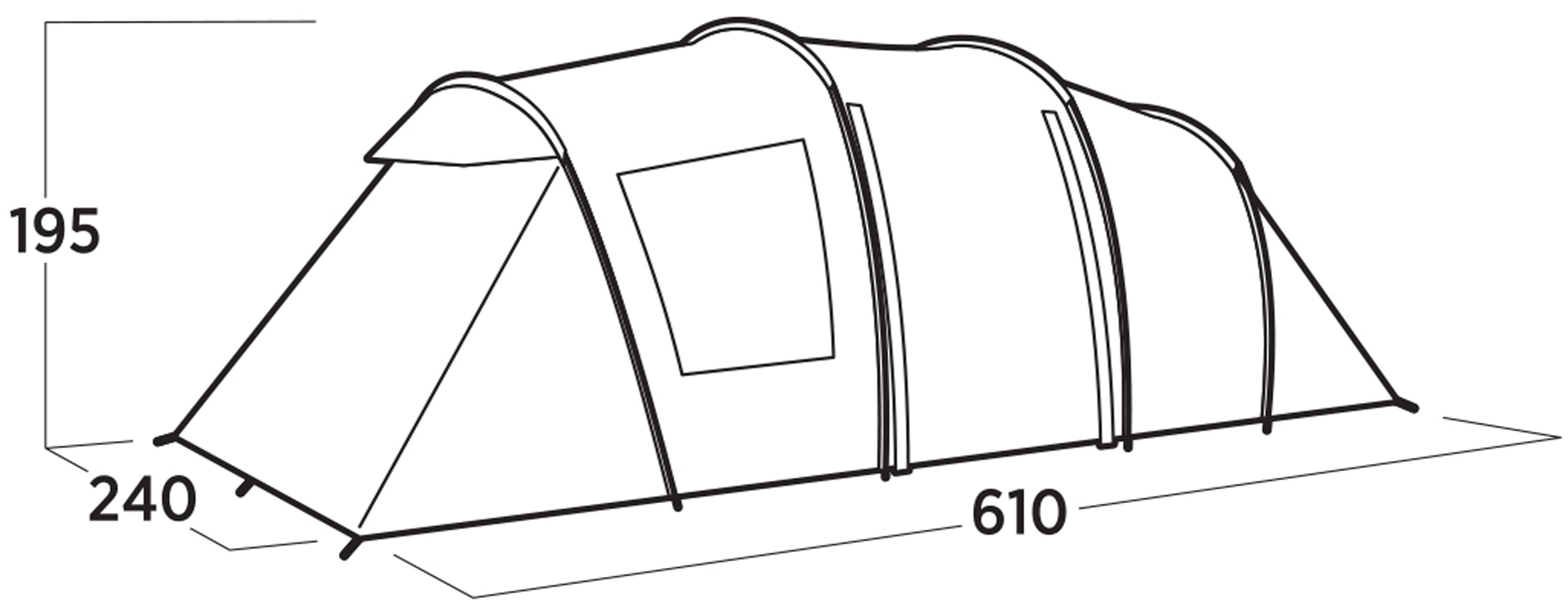 Leka Twin 6, 6-Personers Telt