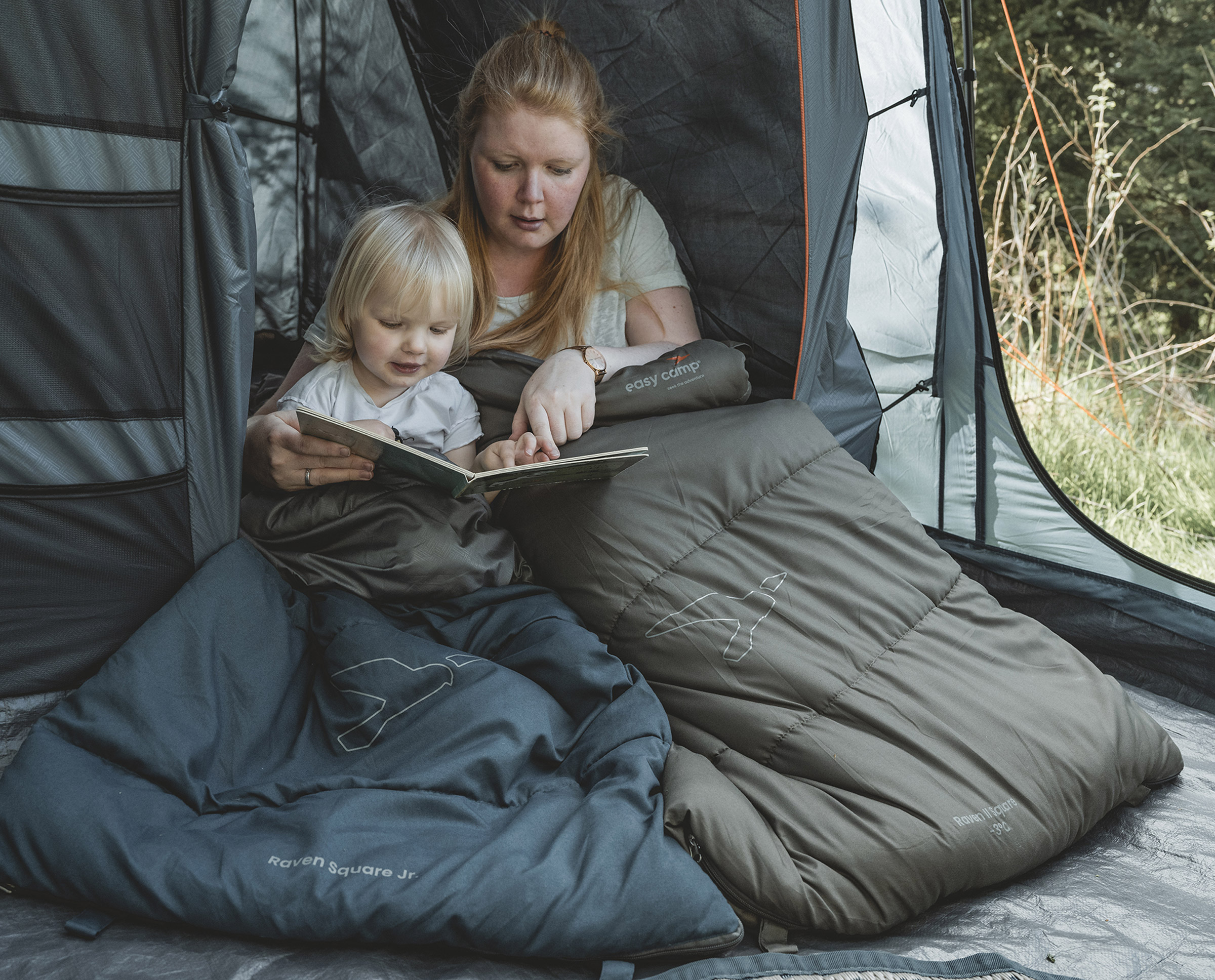 Raven Square Jr. Børn Fibersovepose