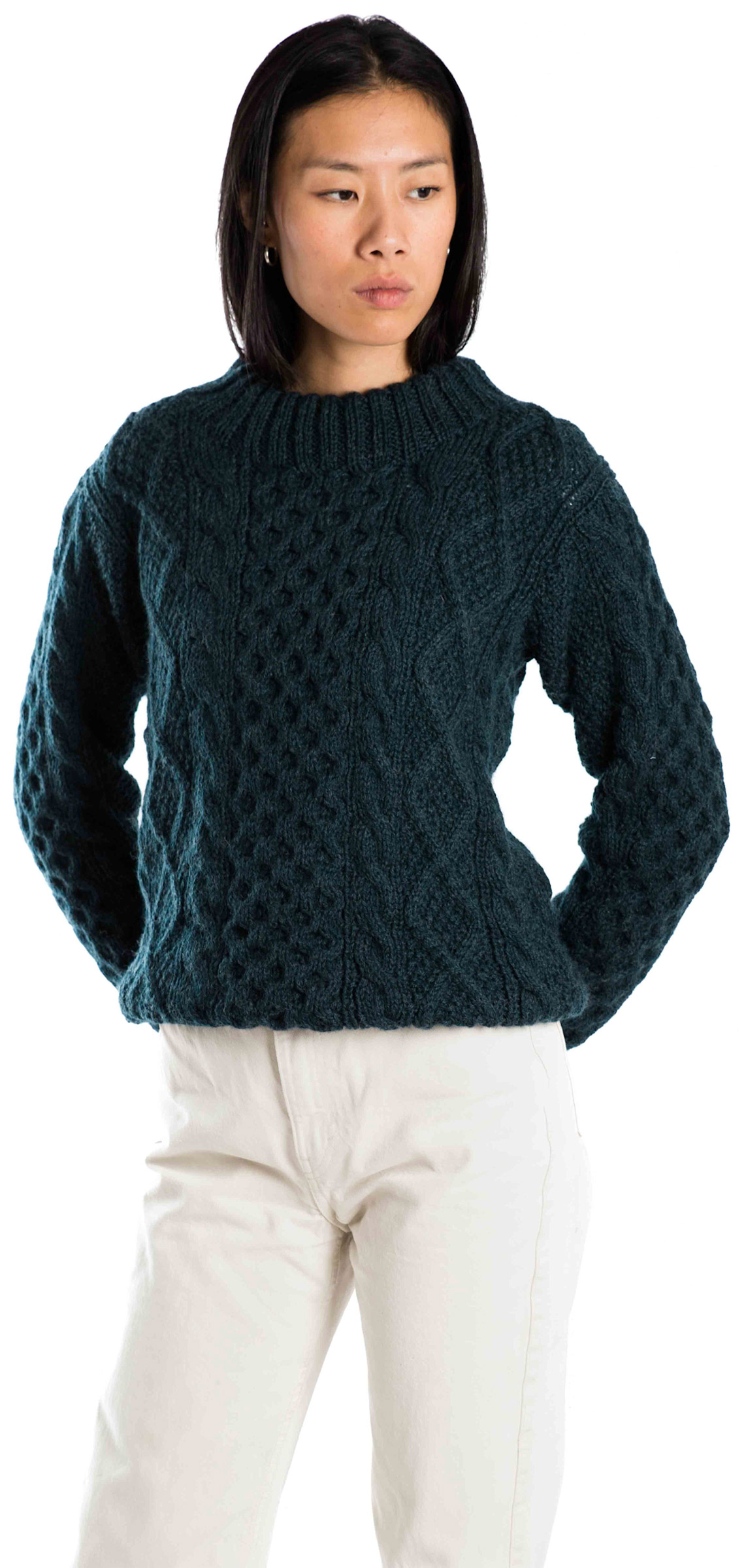 Princess Sweater Round Neck  Dame Fuza Wool beklaedning