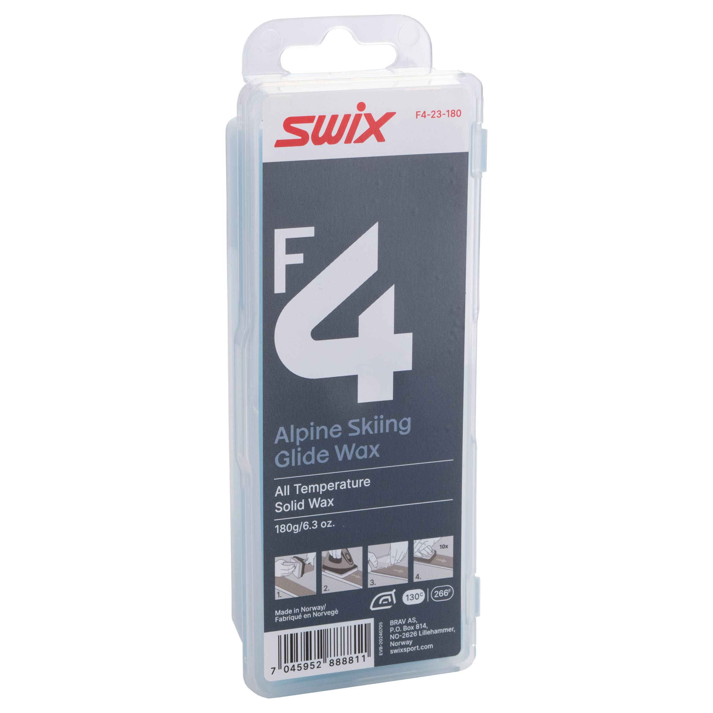 F4 Glidewax 180g Swix udstyr
