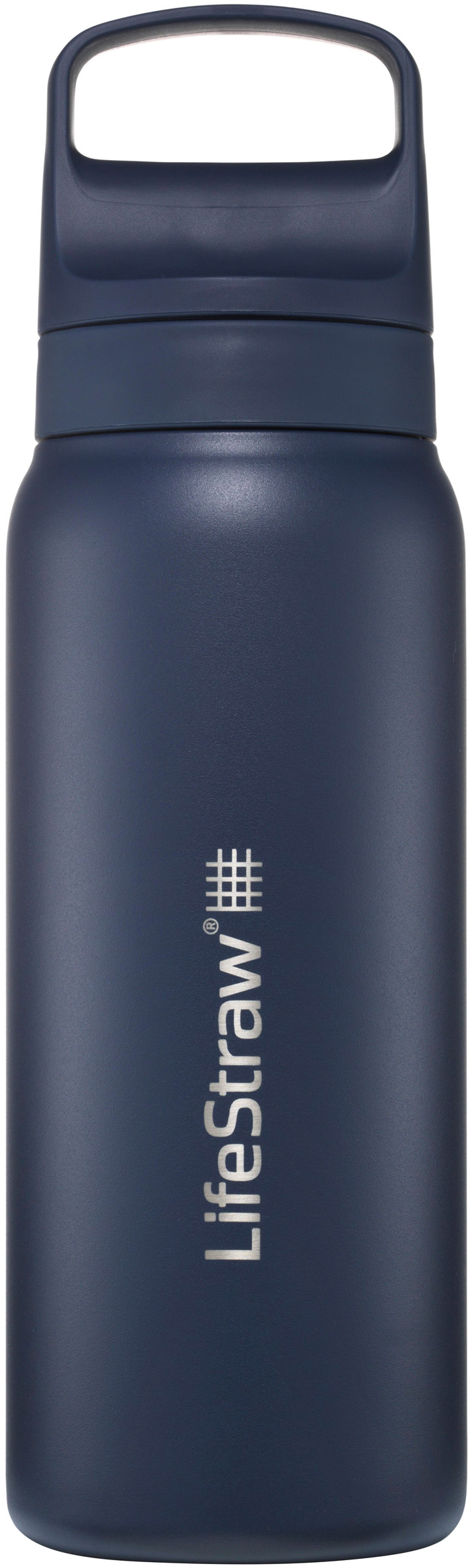 Go 0.7 ltr Stålflaske med Vandrensning LifeStraw brands