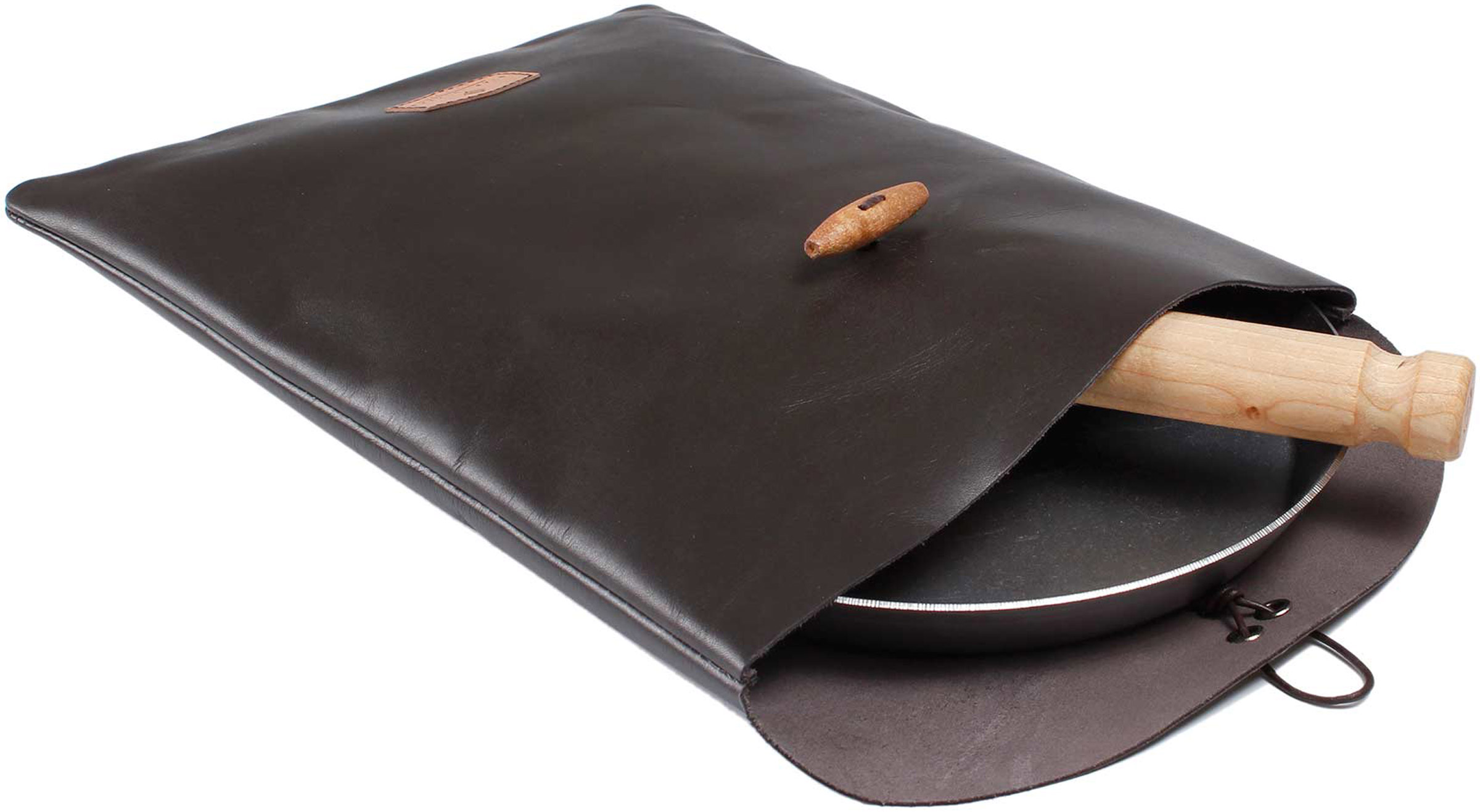 Leather Pouch, Frying Pan Stabilotherm kogegrej