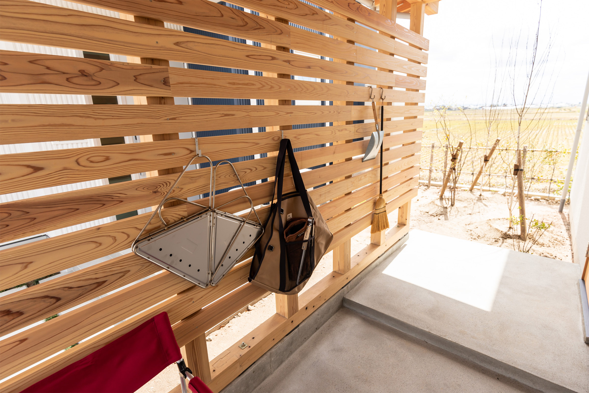 Fireplace Canvas Bag Large