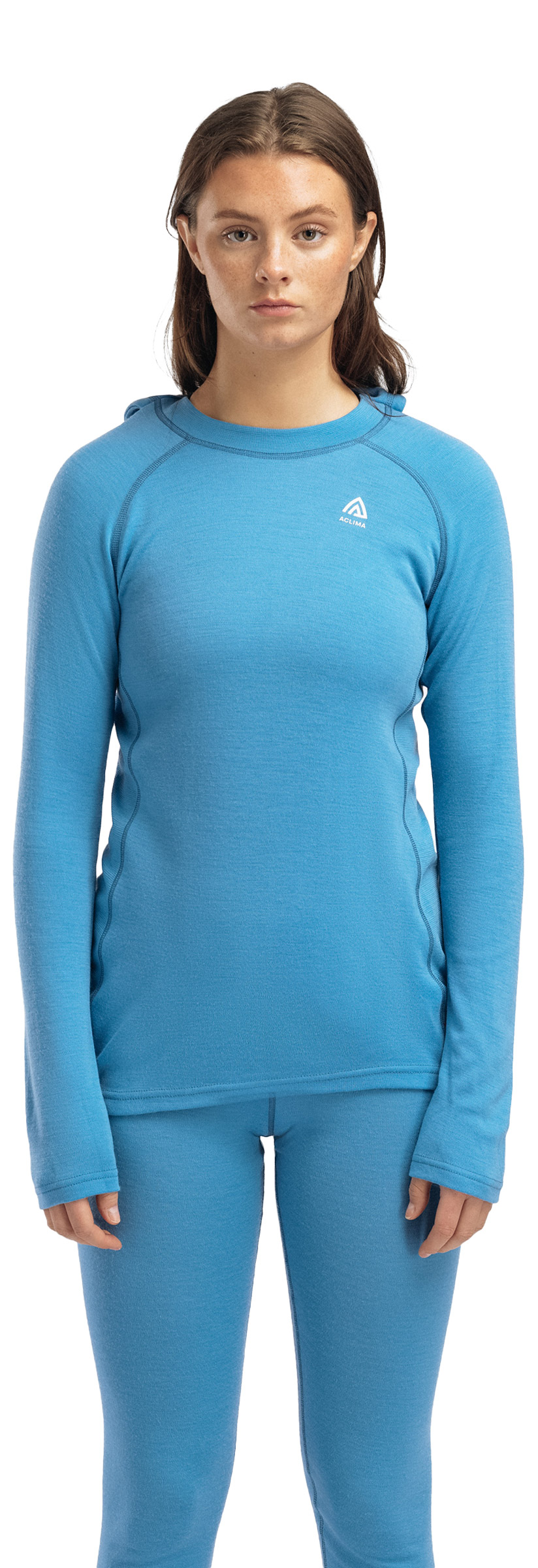 WarmWool Hood Sweater v2 Dame Aclima brands