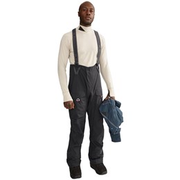 Klättermusen Brage 2.0 Salopette Herre XL Grå/Sort Skalbukser