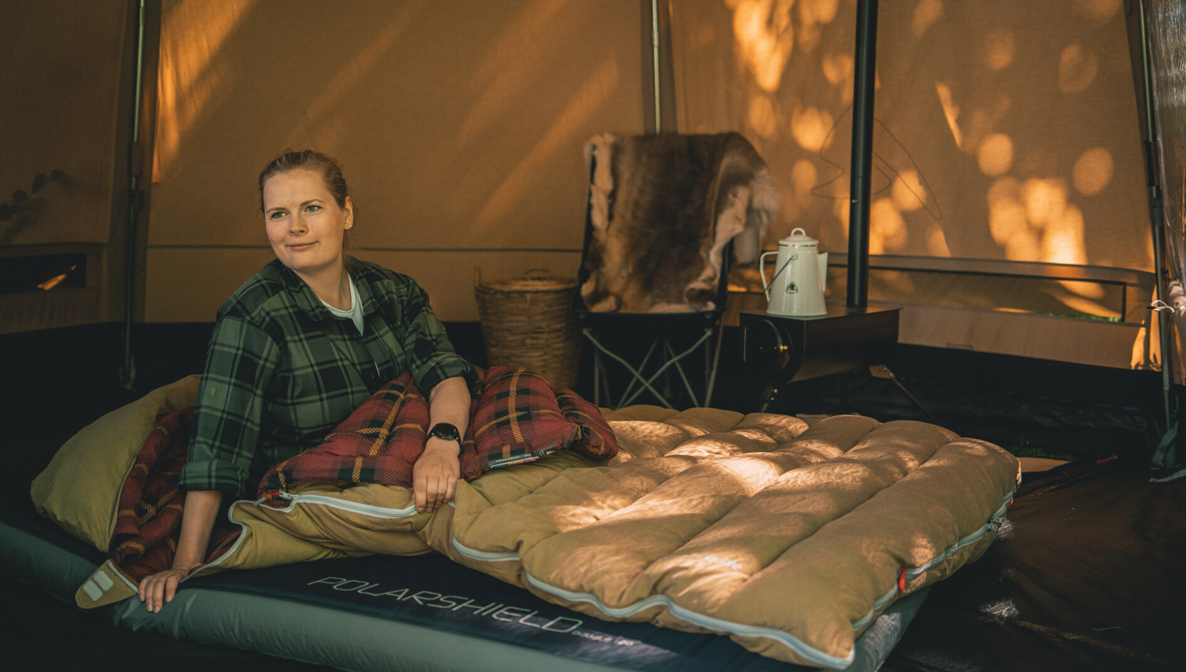 Polarshield 120 Double Selvoppustende Liggeunderlag