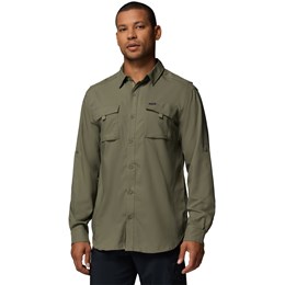 Columbia Silver Ridge Utility II LS Shirt Herre XXL Grøn Skjorter