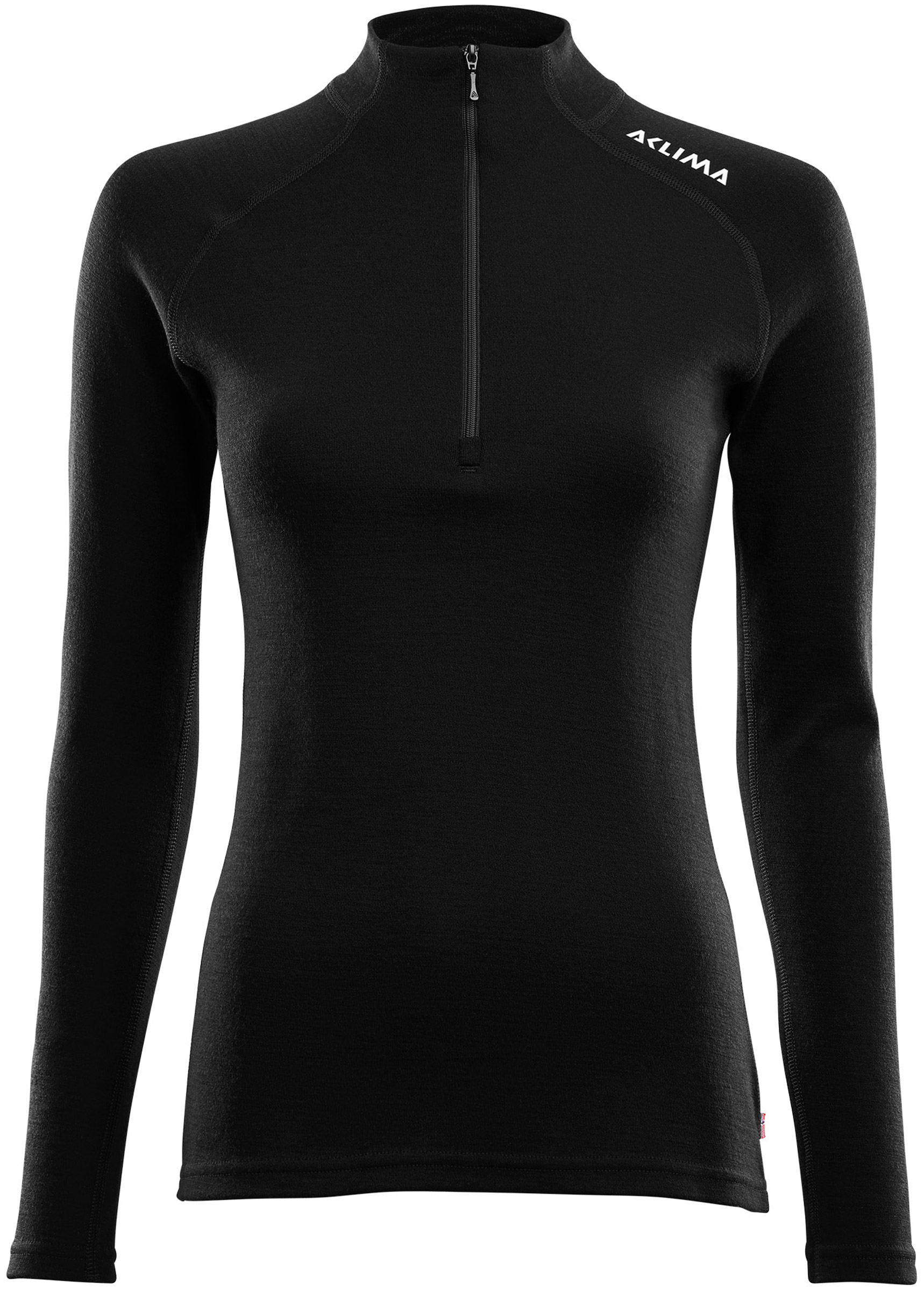 WarmWool Mock Neck with Zip Dame Aclima Beklædning