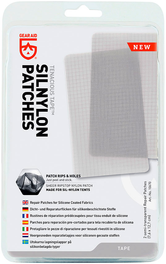 Tenacious Silnylon Patches Gear Aid brands