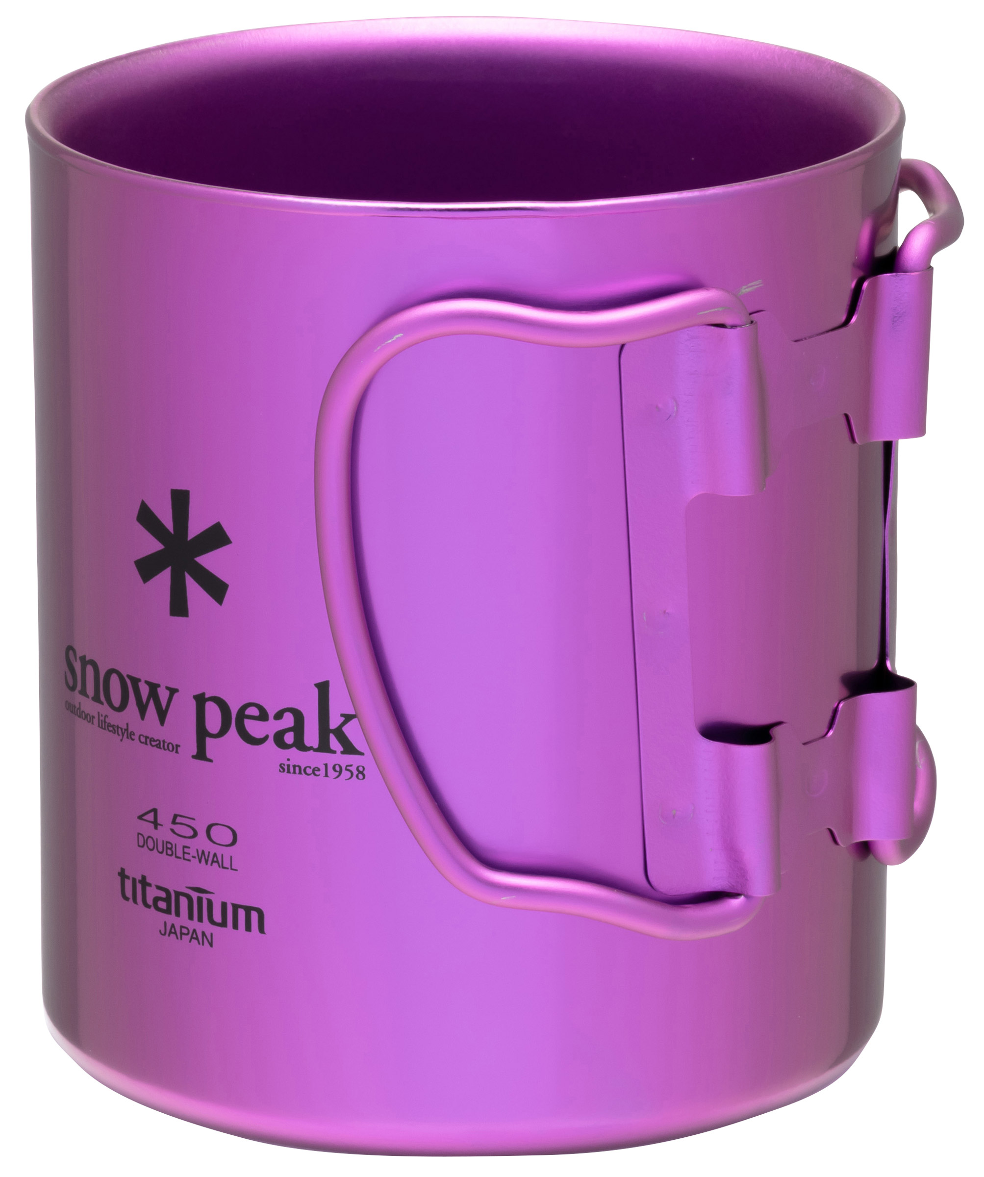 Titanium Double Wall Anodized 450 ml Kop