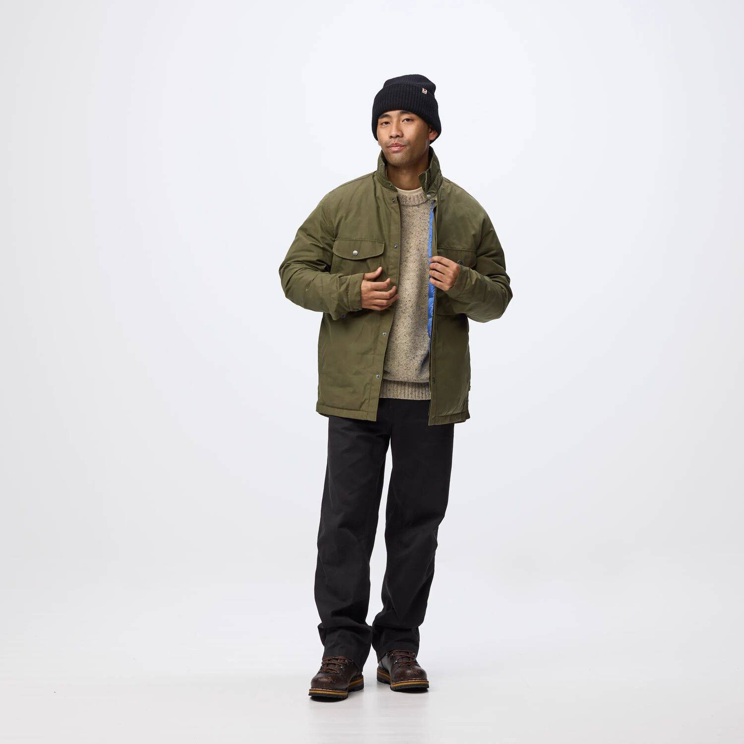 Övik Down Shirt Jacket Herre