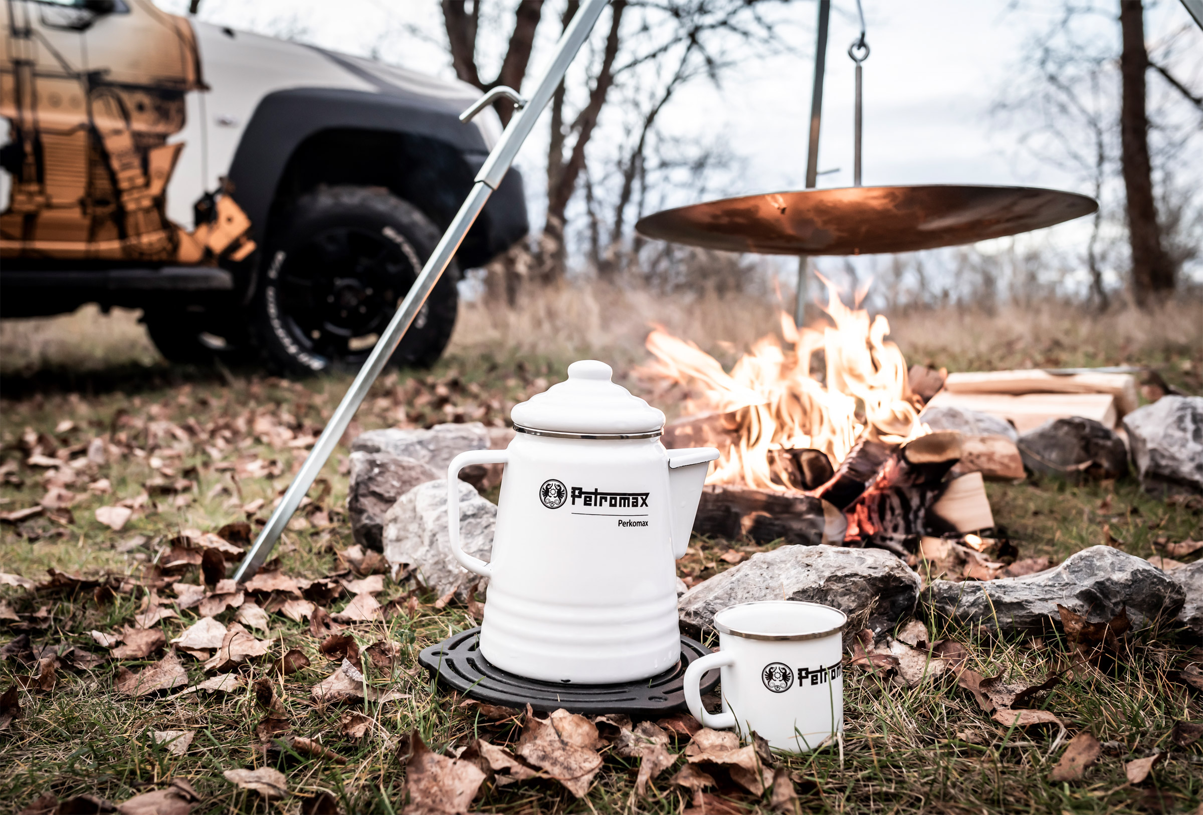 Perkomax Tea & Coffee Percolator, White