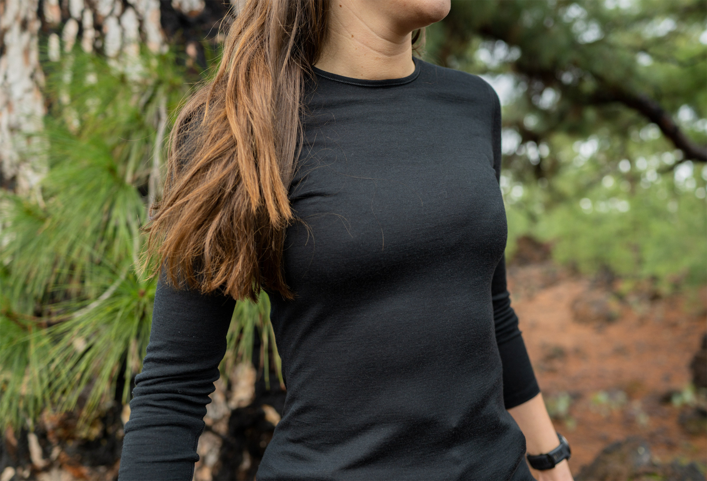 Merino 200 Oasis LS Crew Dame