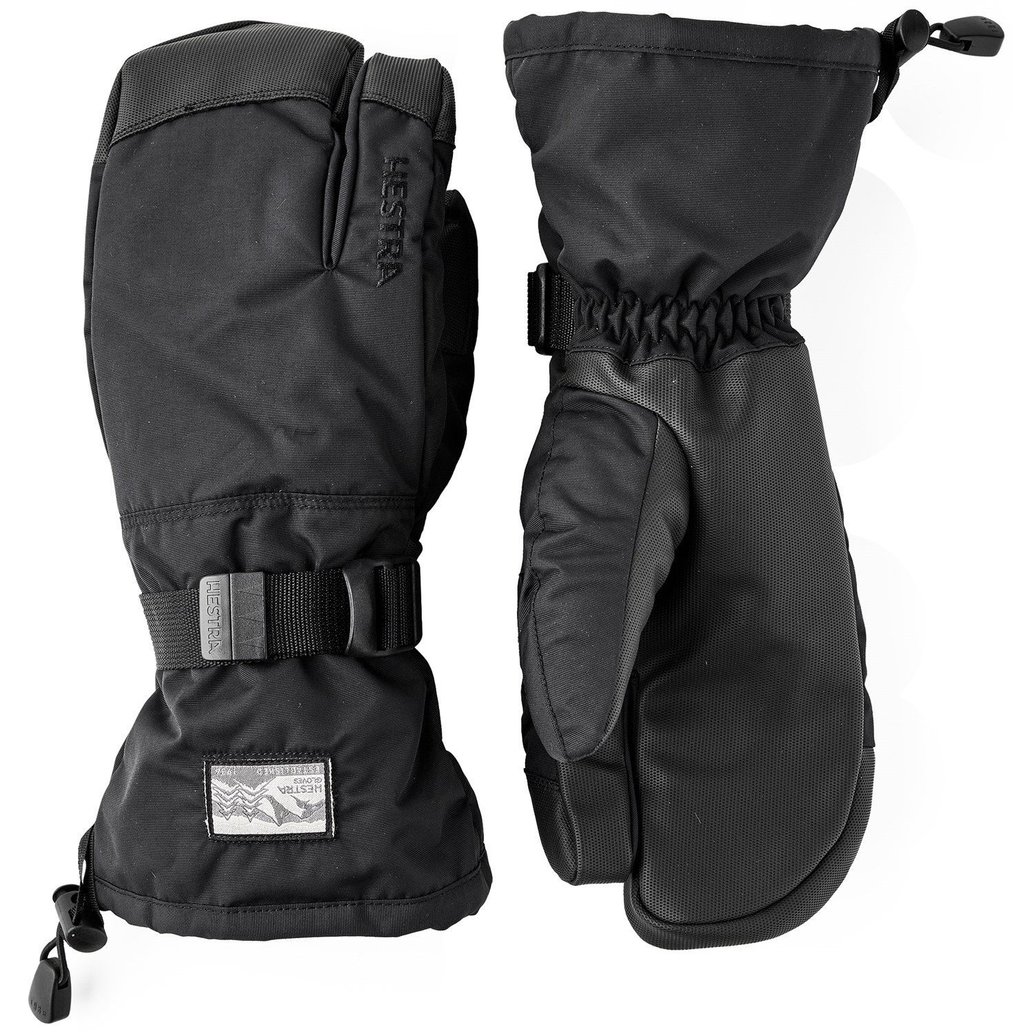 Hestra Gauntlet Sr. 3-Finger 10 Sort Handsker & luffer